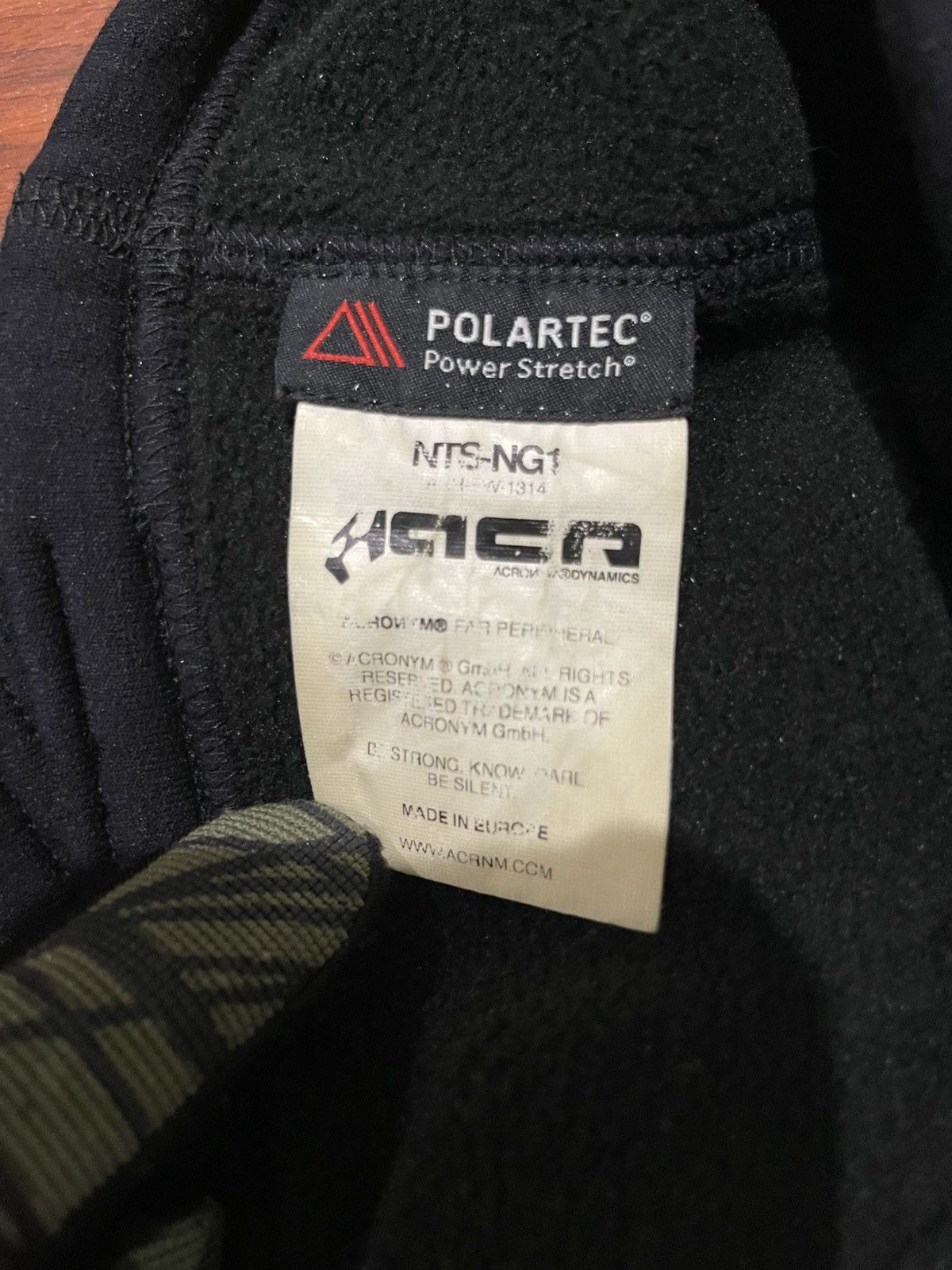 Acronym NG1-PS Neck Gaiter FW1213 Black Polartec Size ONE SIZE - 5 Thumbnail