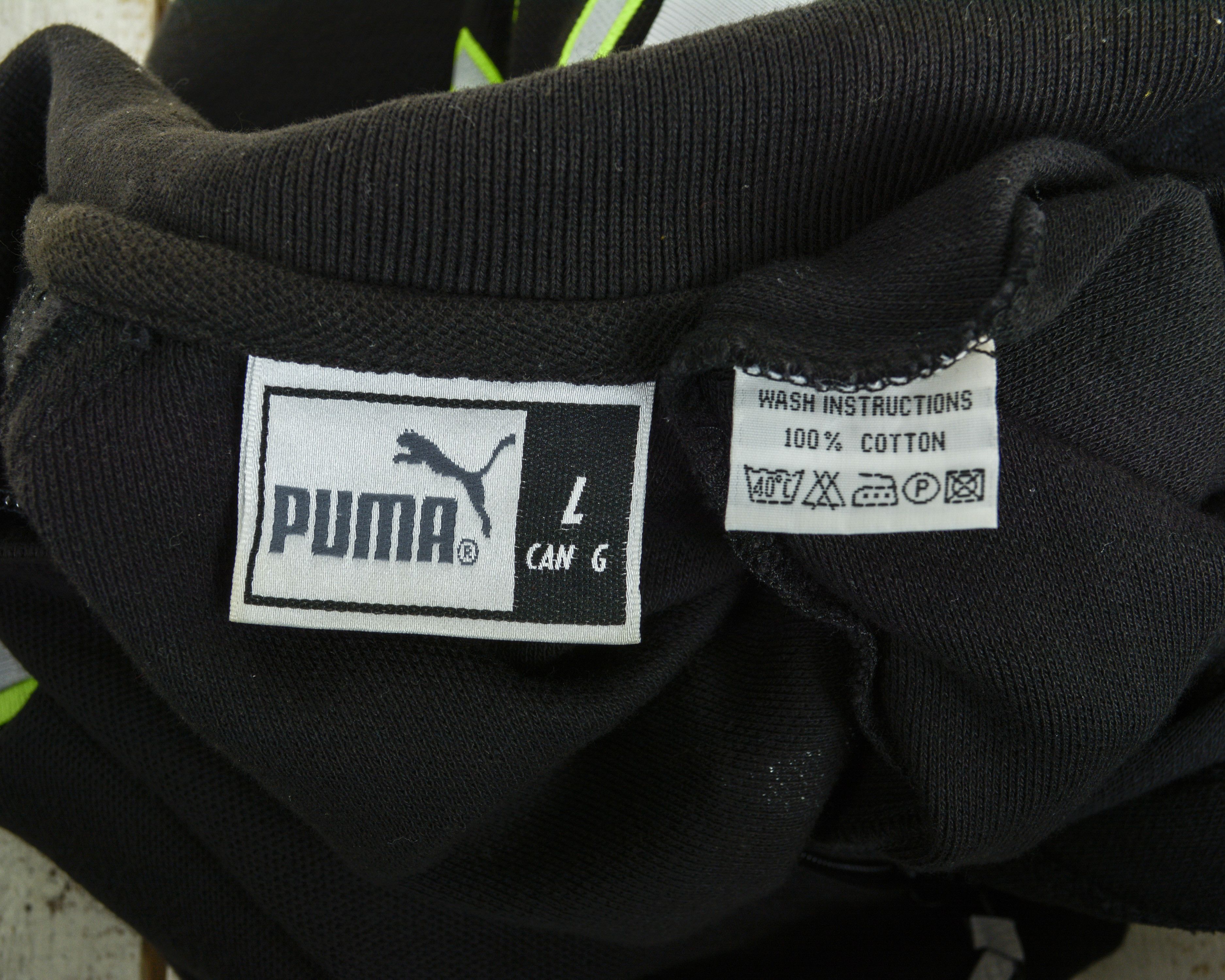 Puma 90's Vintage Puma Polo shirt Zip Neck Jersey Tee Taped L Size US L / EU 52-54 / 3 - 14 Thumbnail