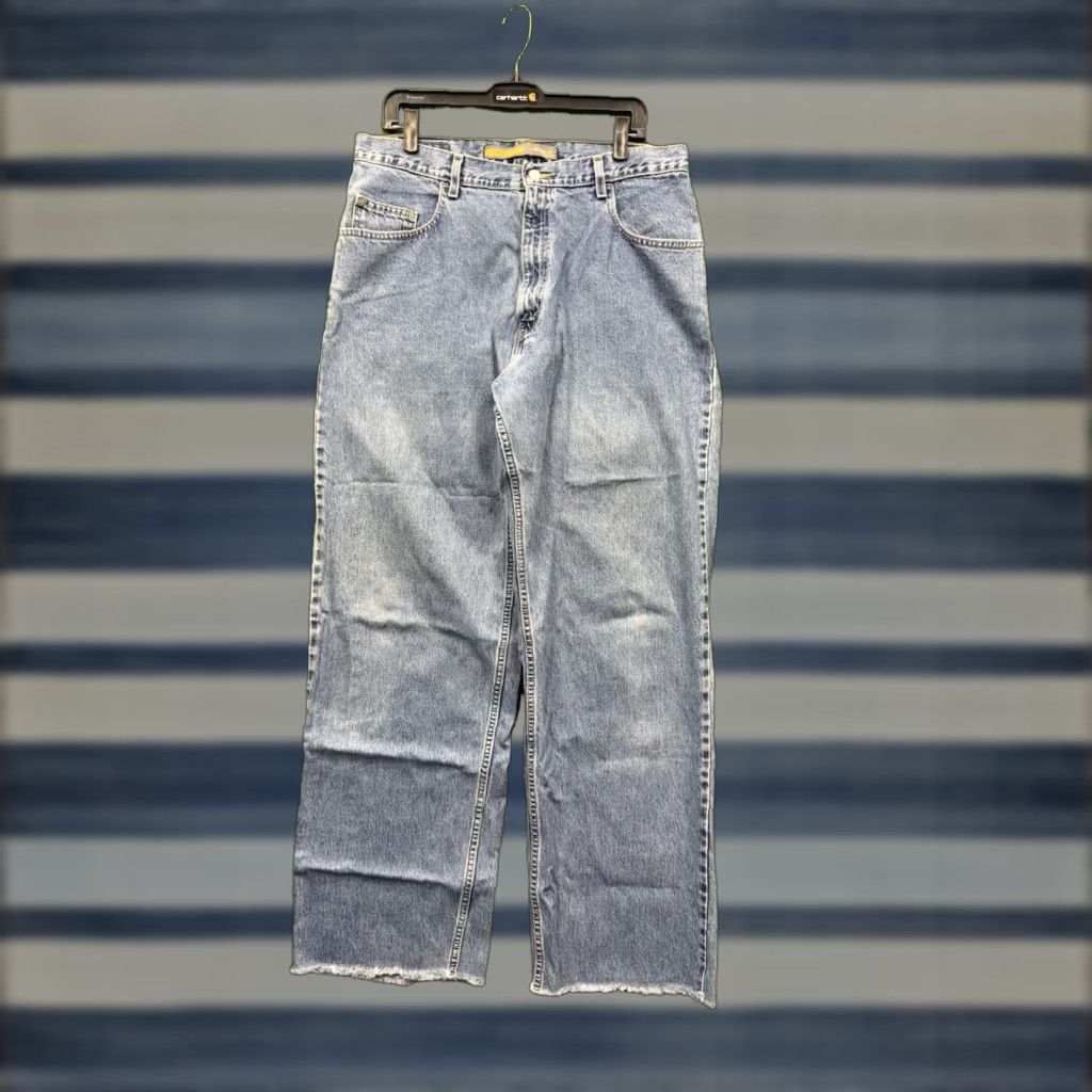 Vintage VINTAGE Levi's SilverTab Jeans Mens 34x33 Oversized Fit Light Wash Baggy Y2K Levi's Silvertab Size US 34 / EU 50 - 1 Thumbnail