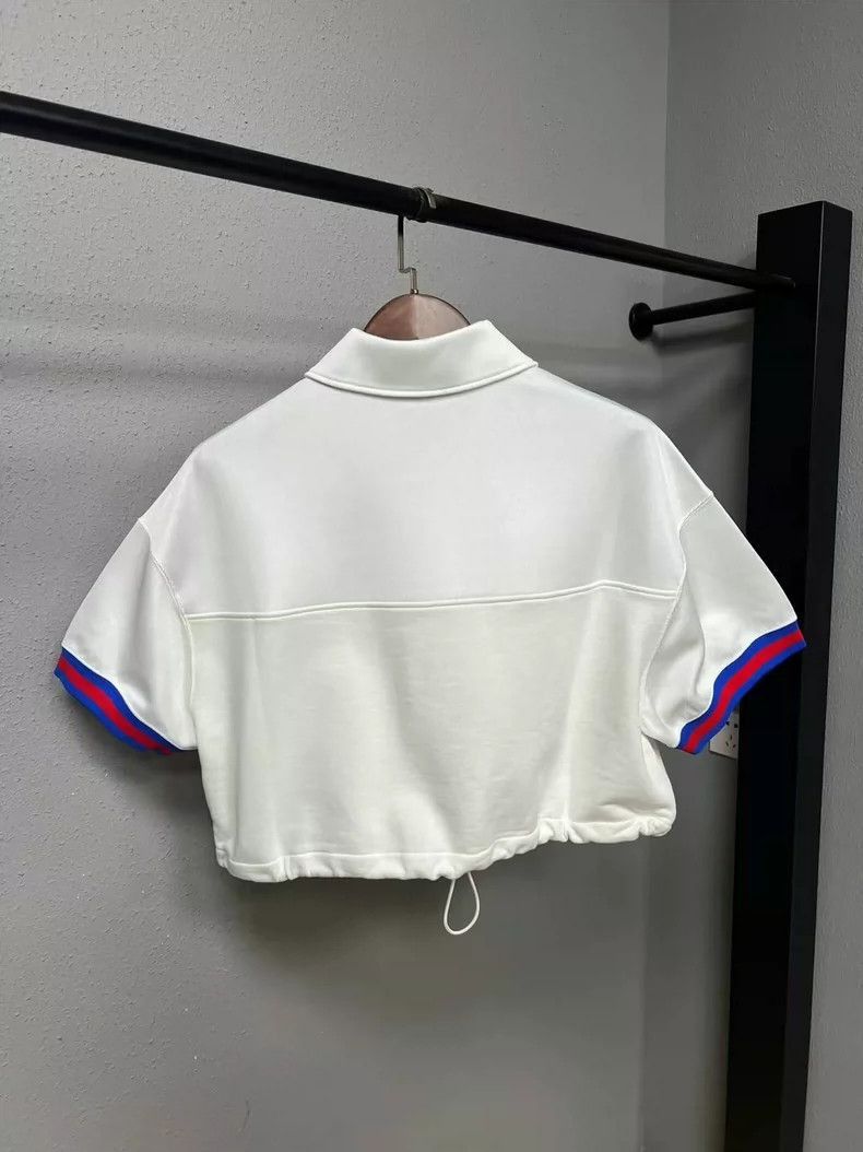 Gucci Gucci Short Sleeve Zip Up Sweatshirt-2506 Size M / US 6-8 / IT 42-44 - 2 Thumbnail