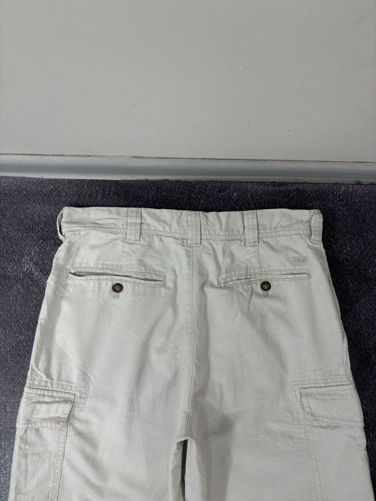 Izod Vintage IZOD 2000s Y2K Hype Utility Military Cargo Shorts Size US 32 / EU 48 - 17 Thumbnail