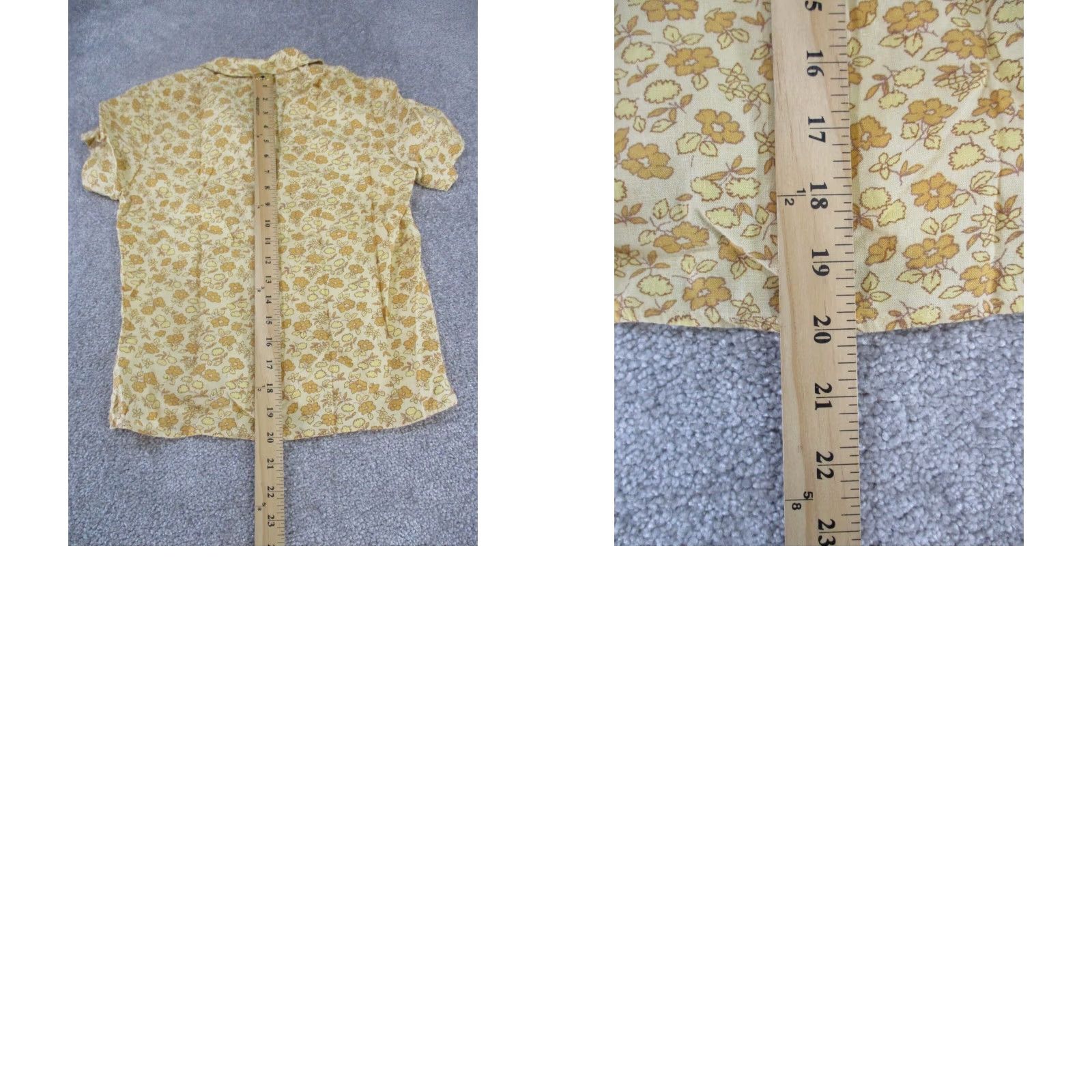 Madewell Madewell Shirt Womens Xxs Yellow Floral Linen New Size XXS / US 00 / IT 34 - 8 Thumbnail