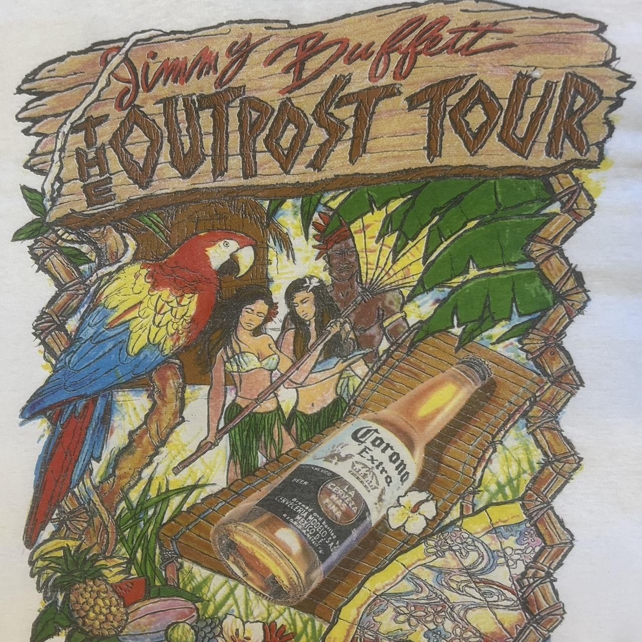 Band Tees × Vintage RARE VINTAGE 1991 Jimmy Buffett “THE OUTPOST TOUR” XL fits L Size US L / EU 52-54 / 3 - 2 Thumbnail
