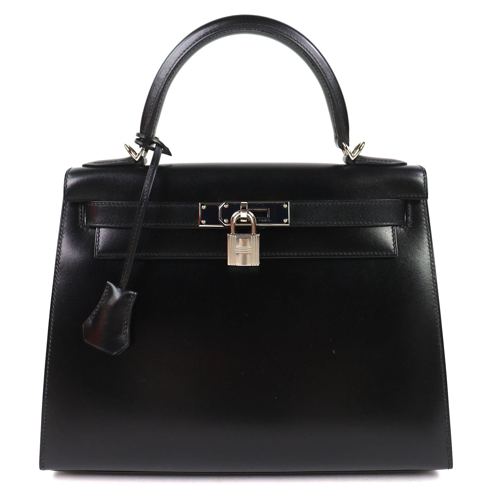Hermes Hermes Hermes Kelly28 Boxcalf Shoulder Bag Leather Shoulder Bag Stamp U (2022) DUTY FREE for USA Size ONE SIZE - 1 Thumbnail
