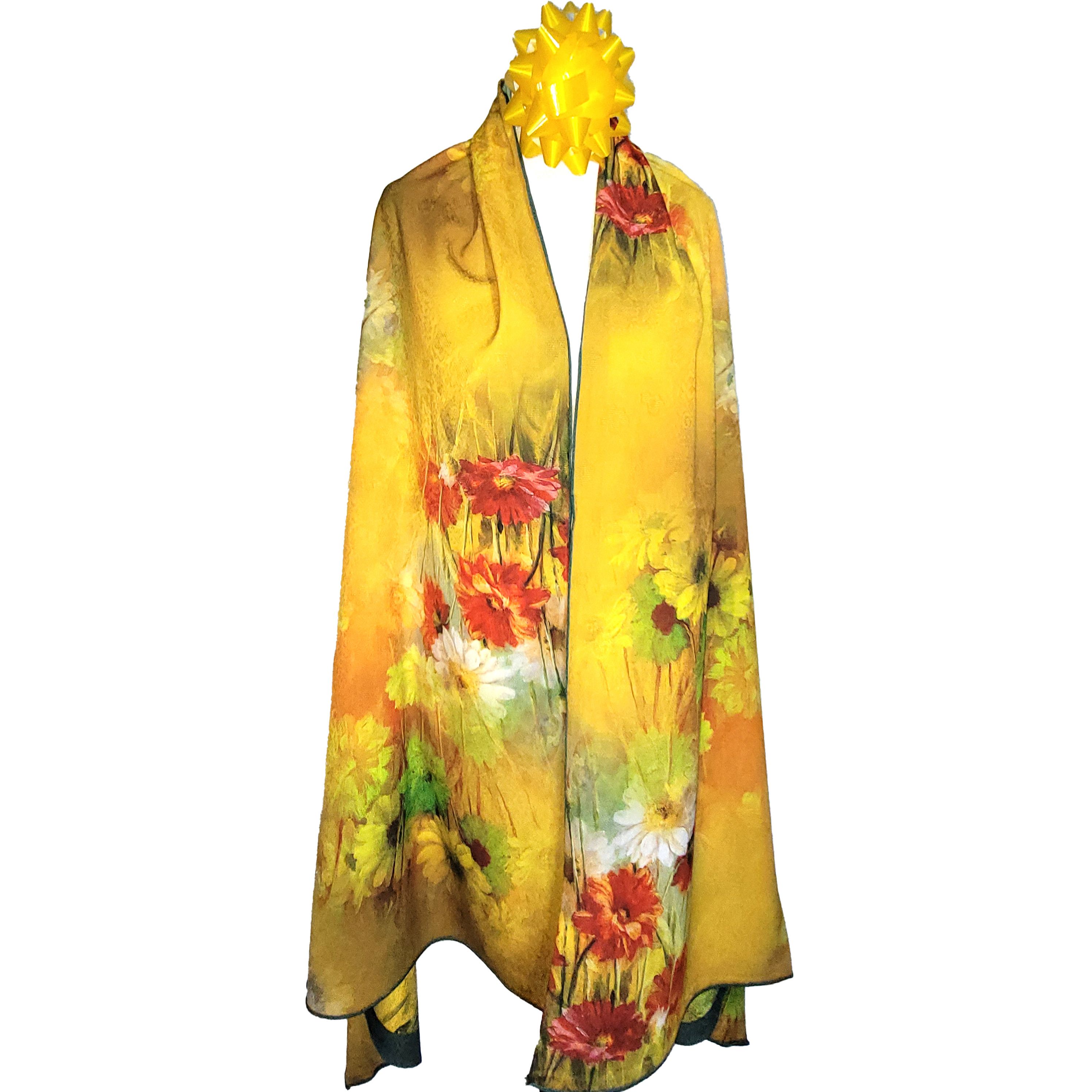 Other NWT Double-Sided Silk Scarf 27"x70" Long Rectangle Wrap 3331 Size ONE SIZE - 8 Thumbnail