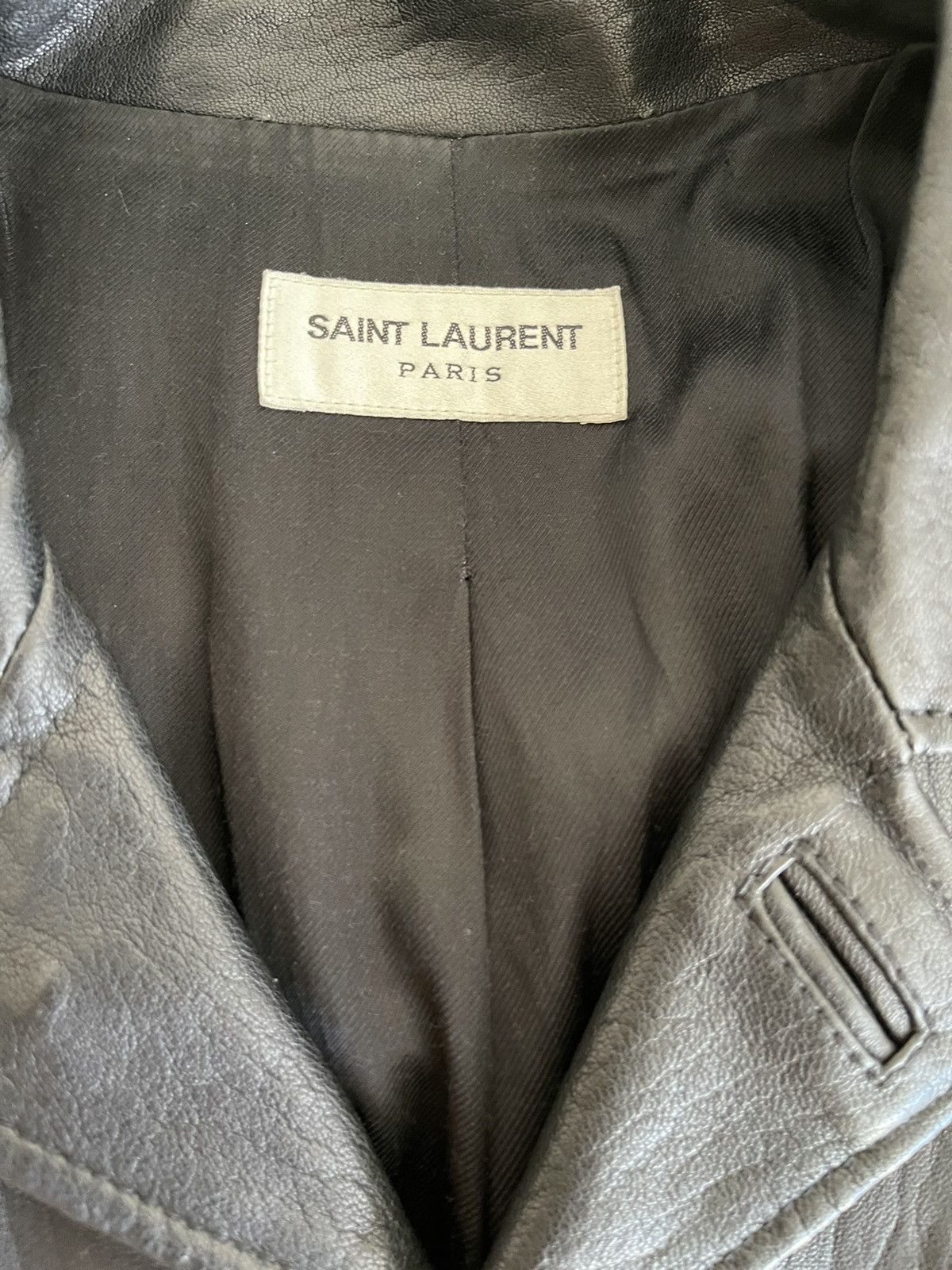 Hedi Slimane × Saint Laurent Paris 15SS Officer Jacket Size US M / EU 48-50 / 2 - 5 Thumbnail