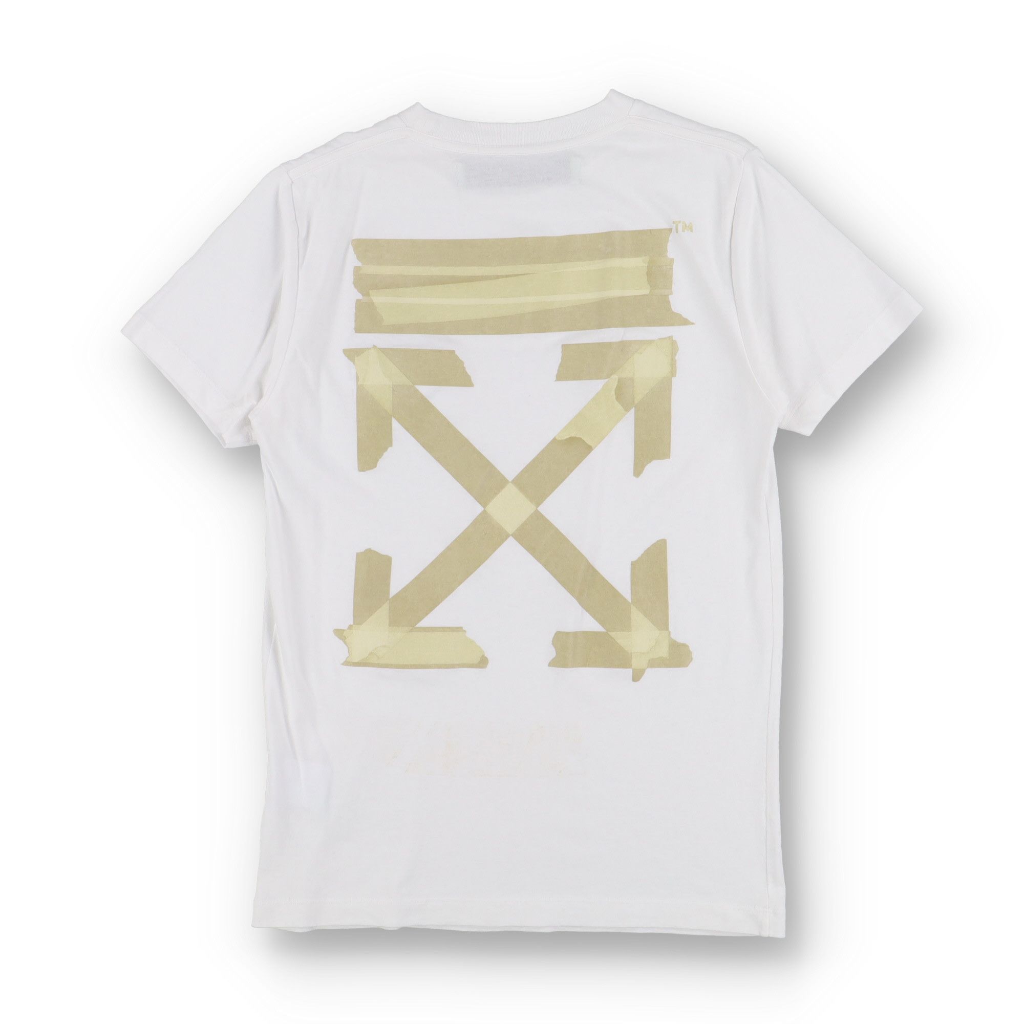 Off-White White Tape Arrows Logo T-Shirt Size US S / EU 44-46 / 1 - 1 Thumbnail