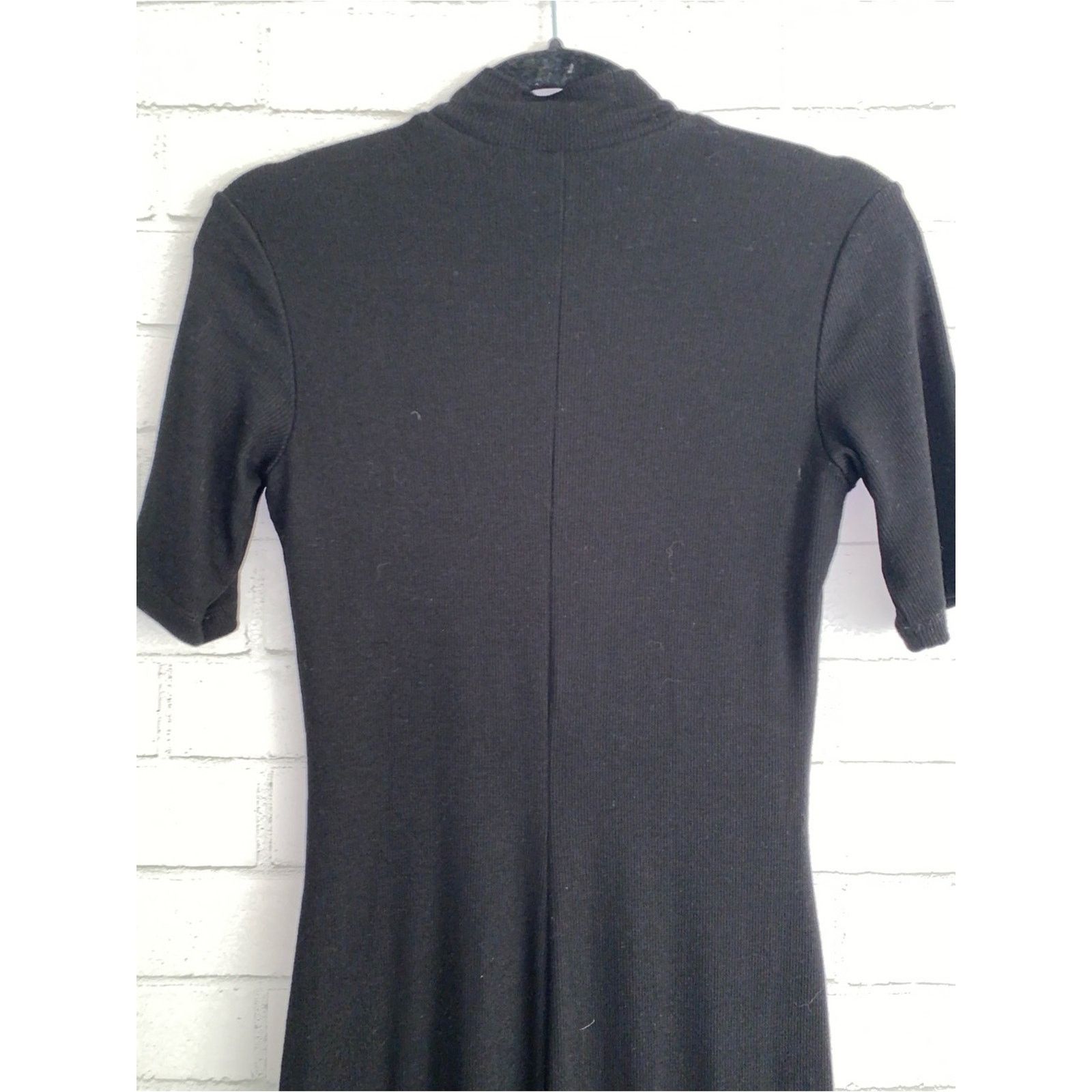 Marine Layer MARINE LAYER Lexi Rib Mock Neck Short Sleeve Dress Small Size S / US 4 / IT 40 - 15 Thumbnail