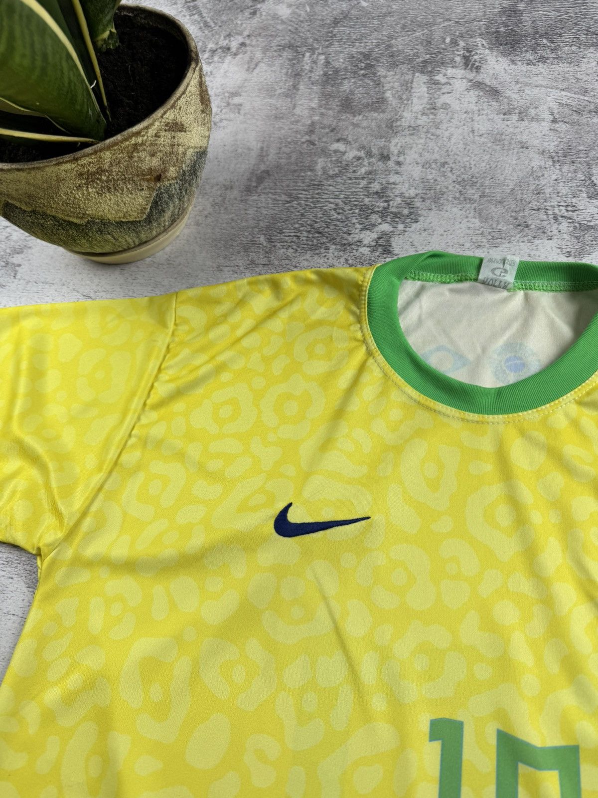 Vintage BRASIL Away National Football Blokecore Tee T Shirt Jersey Size US L / EU 52-54 / 3 - 10 Thumbnail