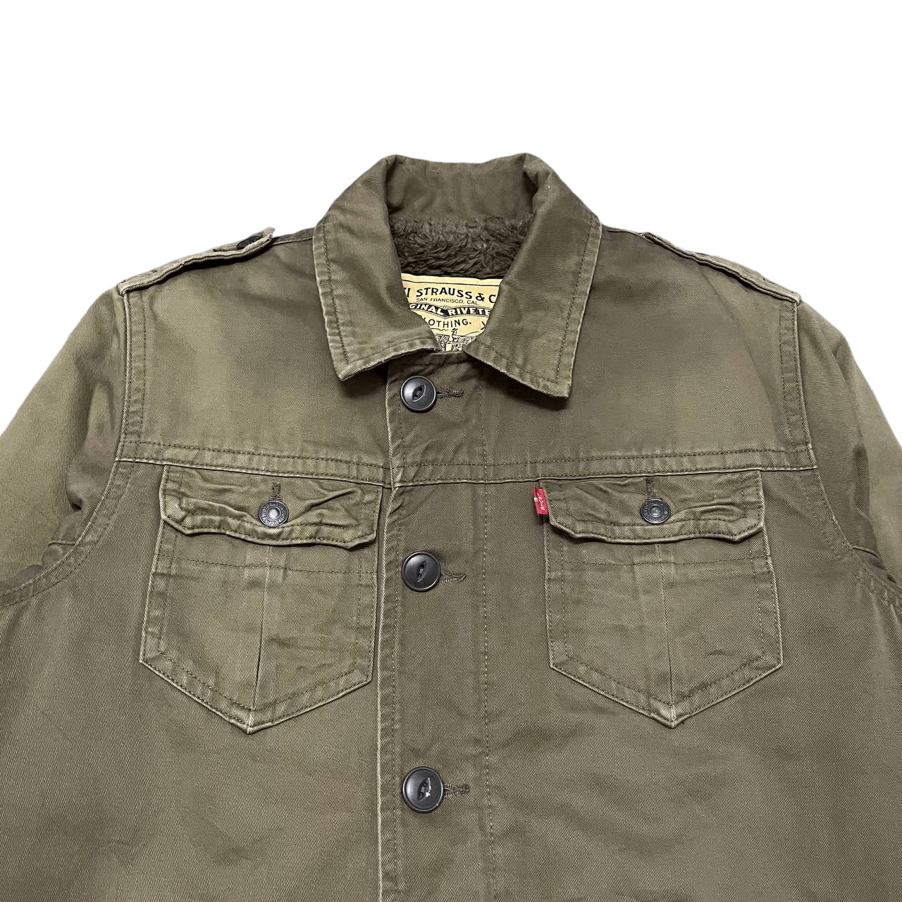 Levi's Vintage Levis Red Tab Casual Jacket Military Style Size US M / EU 48-50 / 2 - 2 Thumbnail