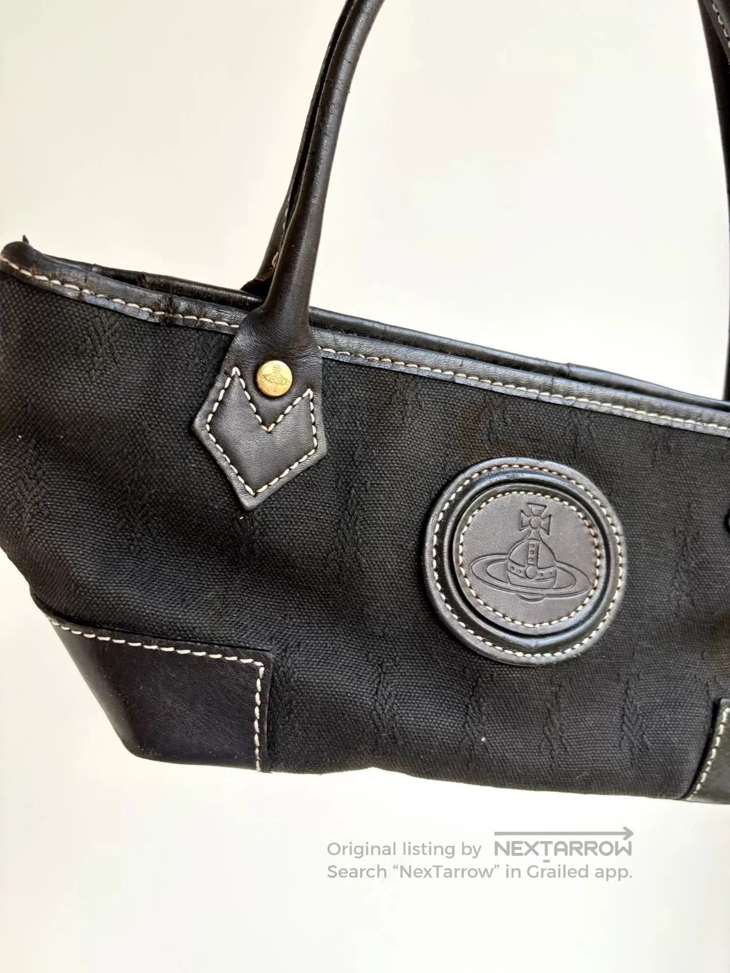 Vivienne Westwood Vivienne Westwood Vintage Saturn Logo Handbag. Size ONE SIZE - 3 Thumbnail