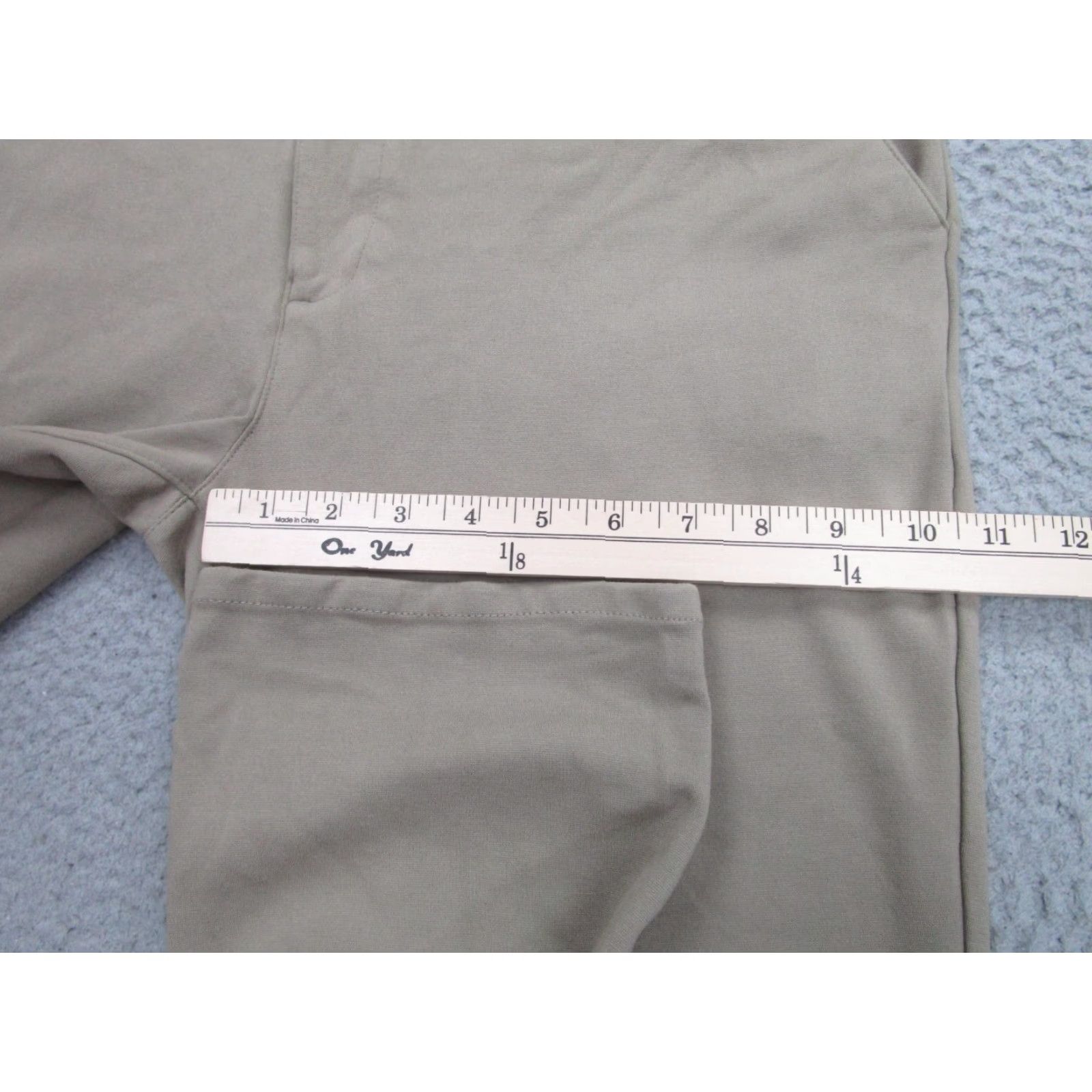 Vintage True Classic Pants Mens 33x32 Beige Slim Straight Chino Stretch Tech Size US 33 - 6 Thumbnail