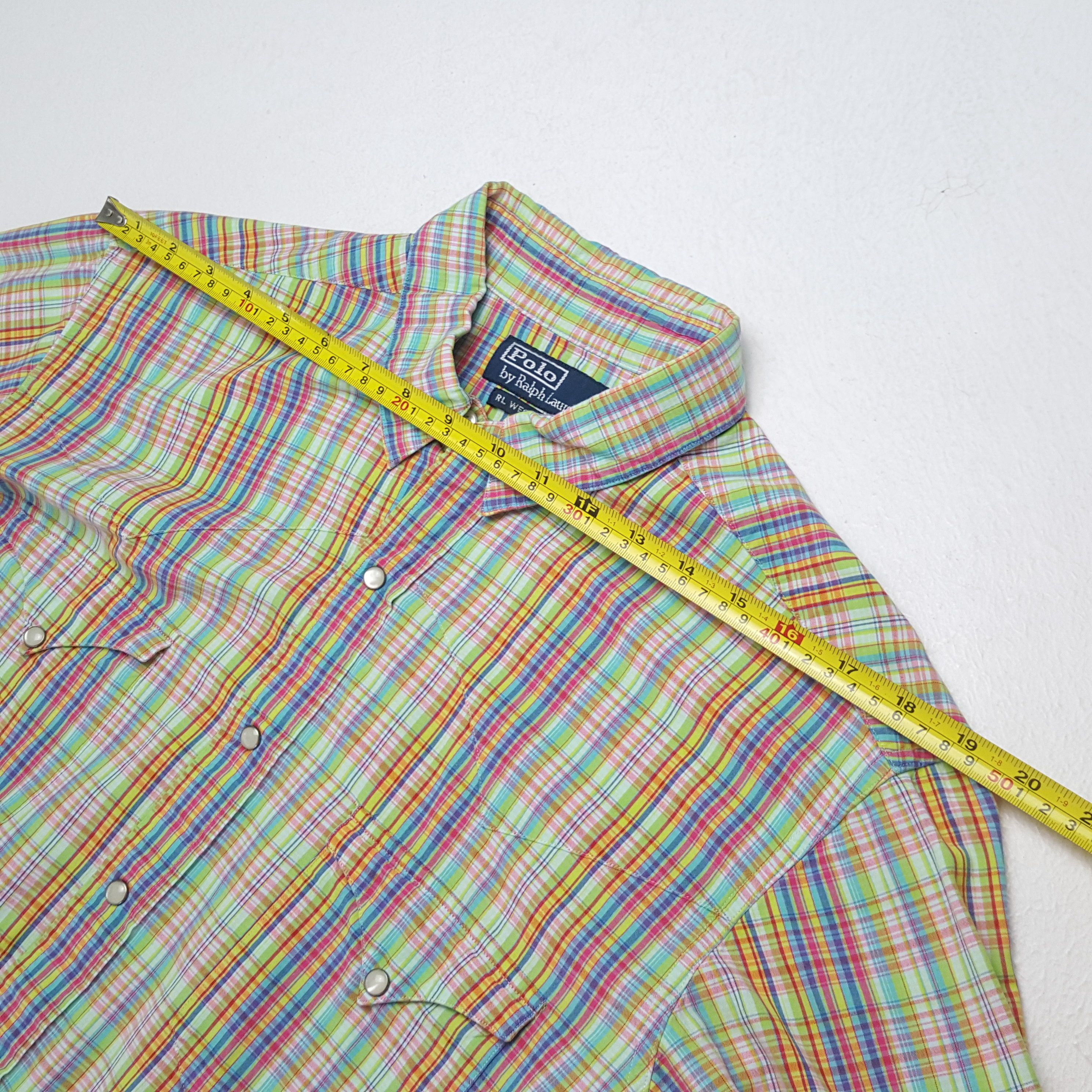 Polo Ralph Lauren × Vintage Vintage POLO by RALPH LAUREN Fashion Brand Western Shirts Size US L / EU 52-54 / 3 - 4 Thumbnail
