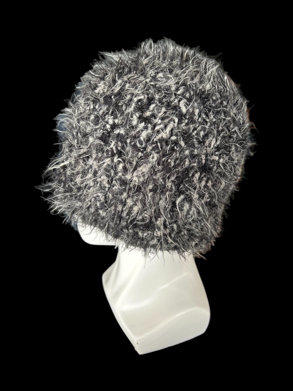 Japanese Brand × Kapital × Vintage Japanese Style Mohawk Fur big Beanie Hats Rare🎌☠️☠️ Size ONE SIZE - 4 Thumbnail