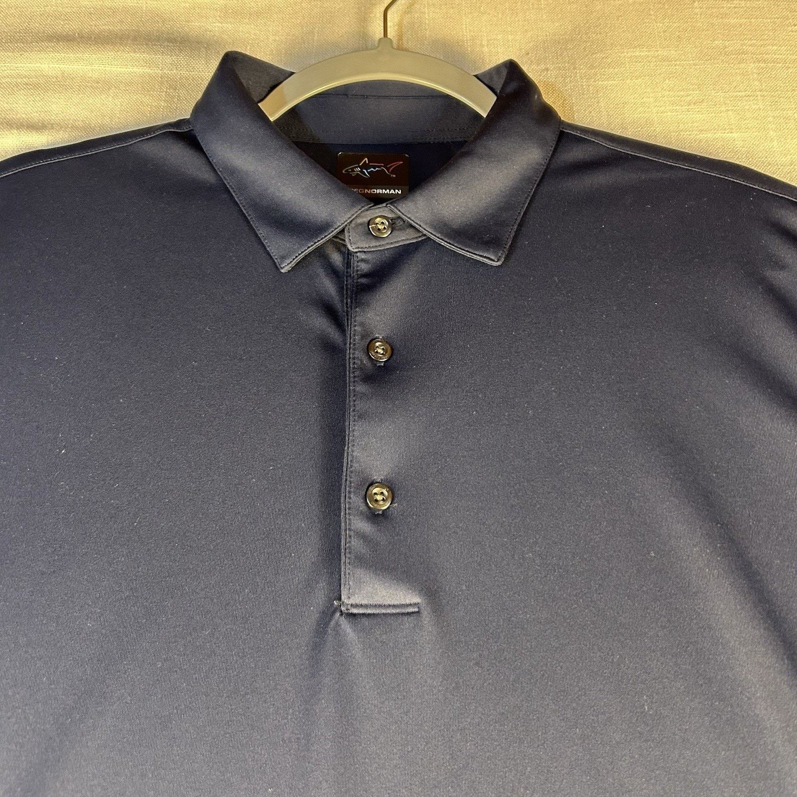 Greg Norman Greg Norman Play Dry 1/4 Button Down Polo Golf Large Blue Size US L / EU 52-54 / 3 - 3 Thumbnail