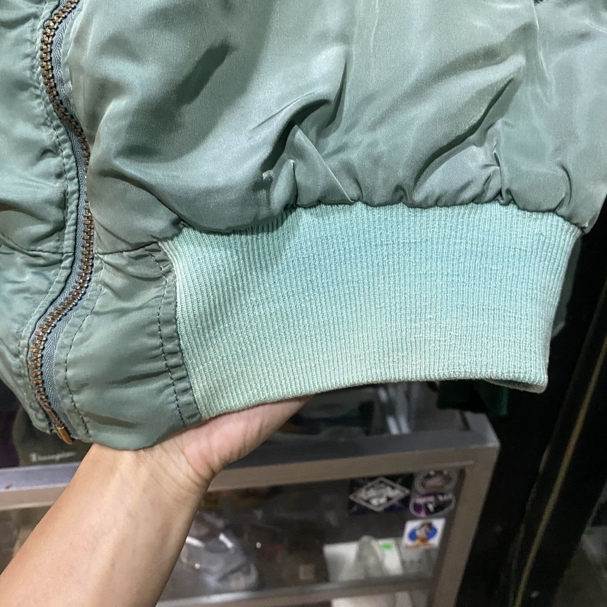 Alpha Industries × If Six Was Nine Vintage Alpha Industries B-15D Fur Hood Flight Bomber Jacket Size US XXL / EU 58 / 5 - 19 Thumbnail