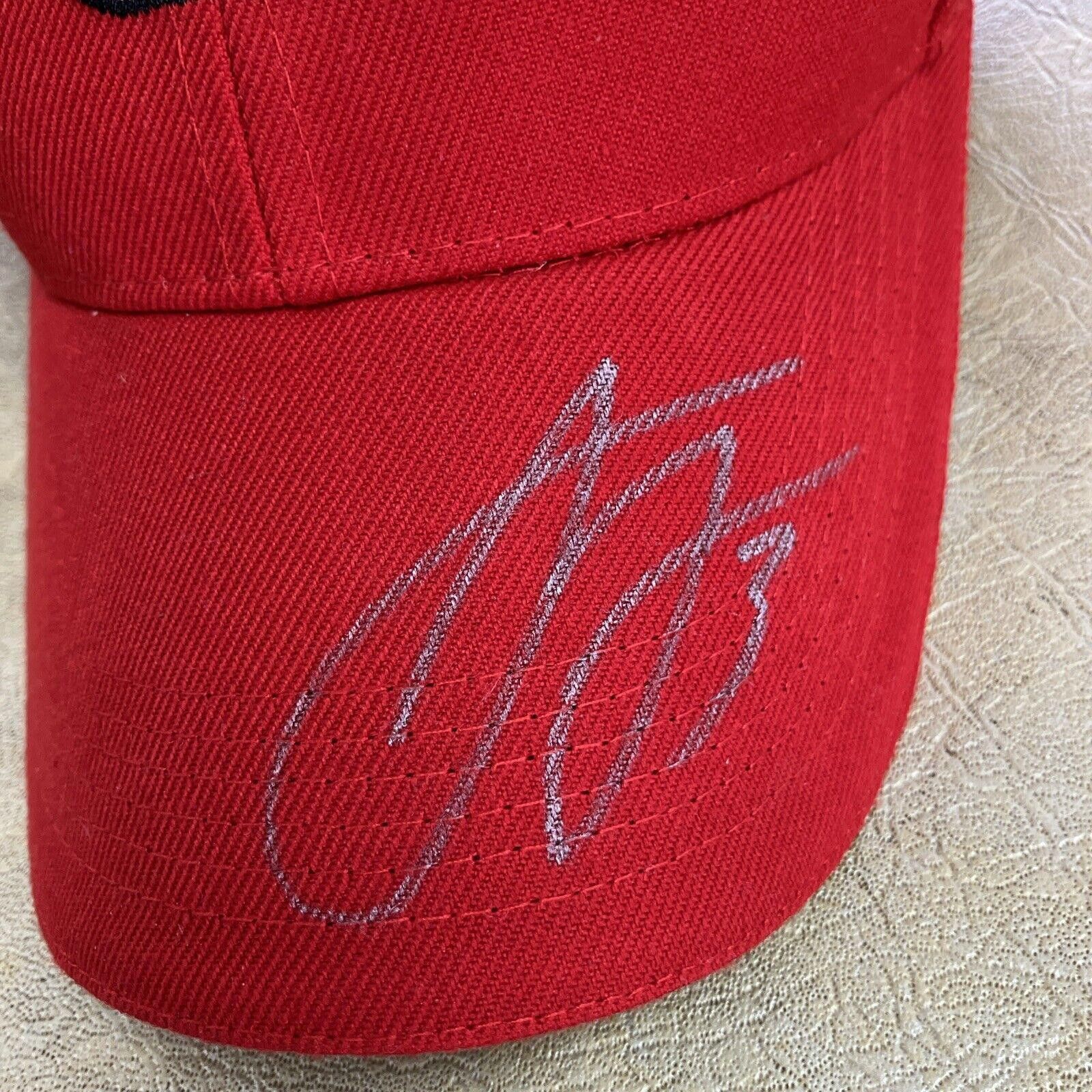 Designer Austin Dillon - SIGNED RED #3 HAT - Curated Memorabilia COA Size ONE SIZE - 2 Thumbnail