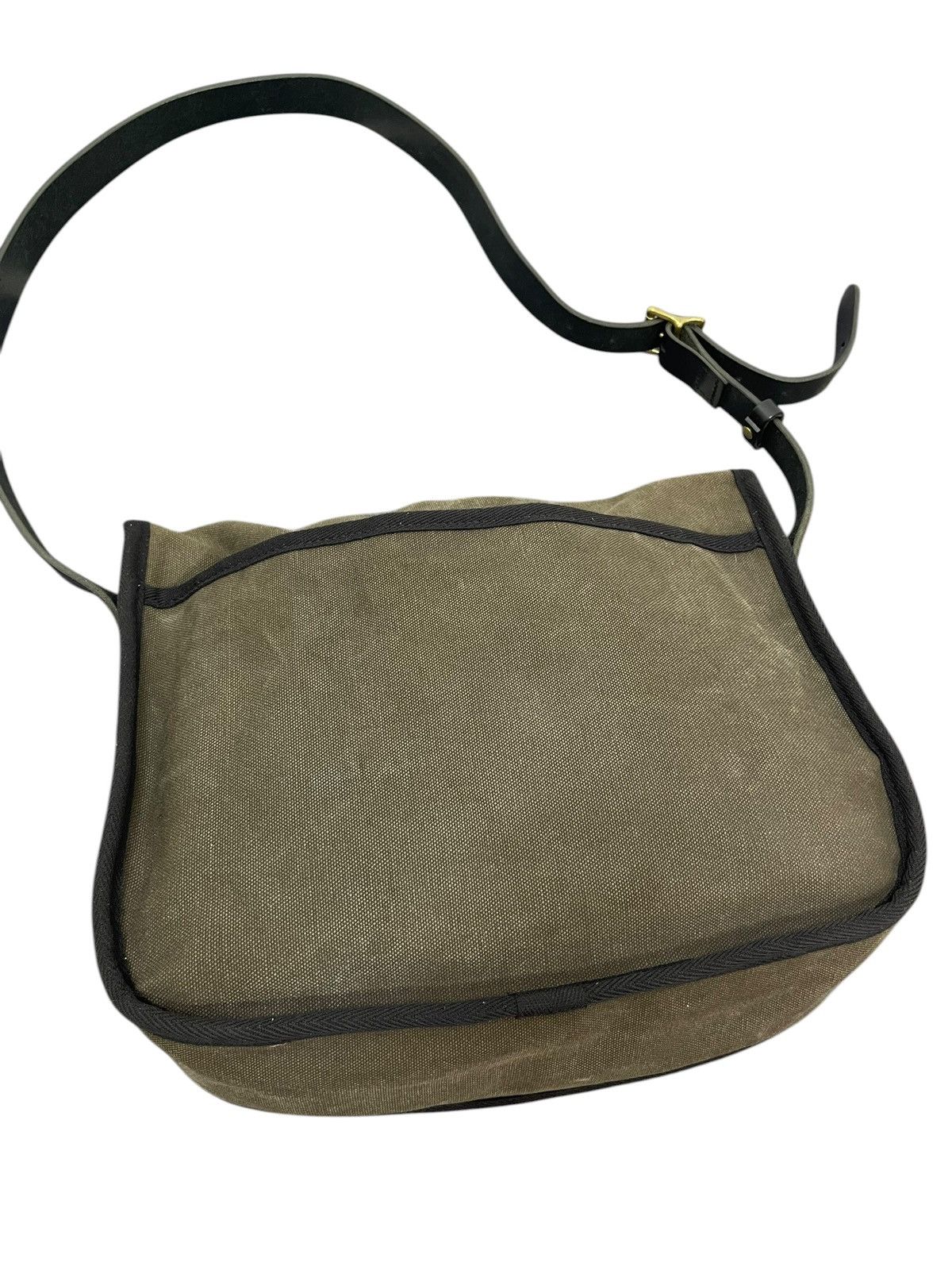 Comme des Garcons × Stussy Leather Canvas Slow Japan Messenger Bag julius amir 1🟩2 Size ONE SIZE - 13 Thumbnail