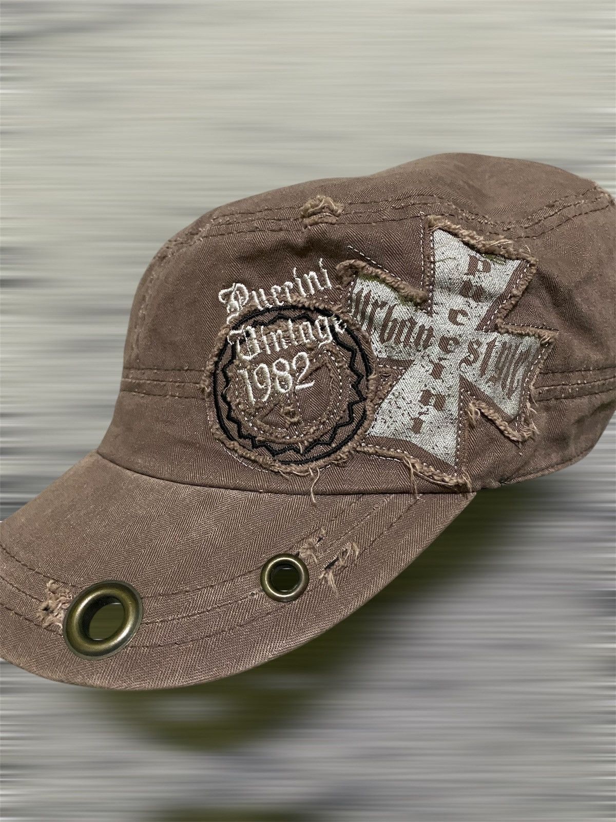Hysteric Glamour Y2k A.kurtz distressed ifsixwasnine style patrol cap Size ONE SIZE - 2 Thumbnail