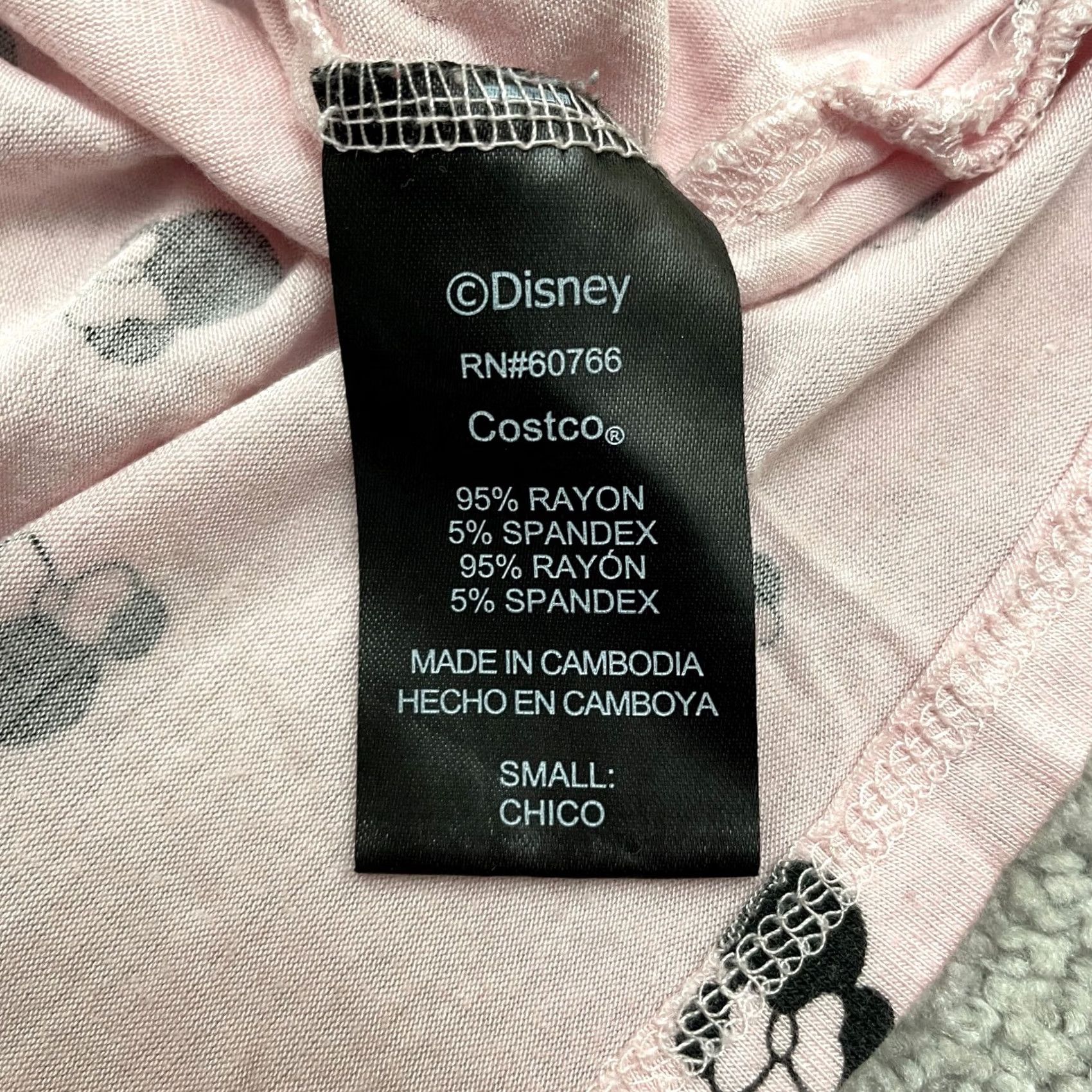 Disney Disney Minnie Mouse Pajama Top Graphic T-Shirt Womens Small Pink Pocket Soft Tee Size S / US 4 / IT 40 - 6 Thumbnail