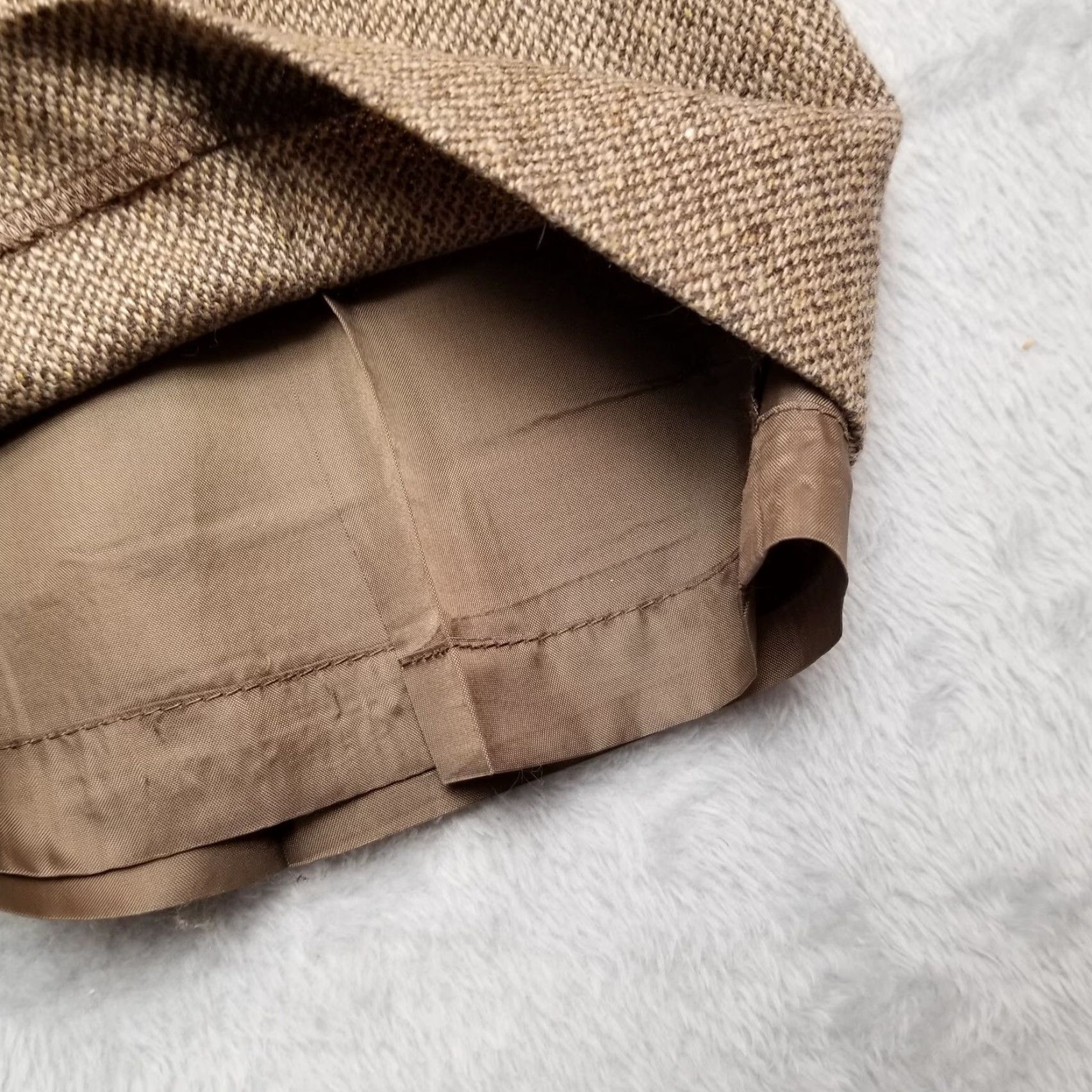 Eddie Bauer VINTAGE Eddie Bauer Pants Womens 12 Brown 89% Wool 100% Polyester Lining Vashon Fit Size 34" / US 12 / IT 48 - 4 Thumbnail