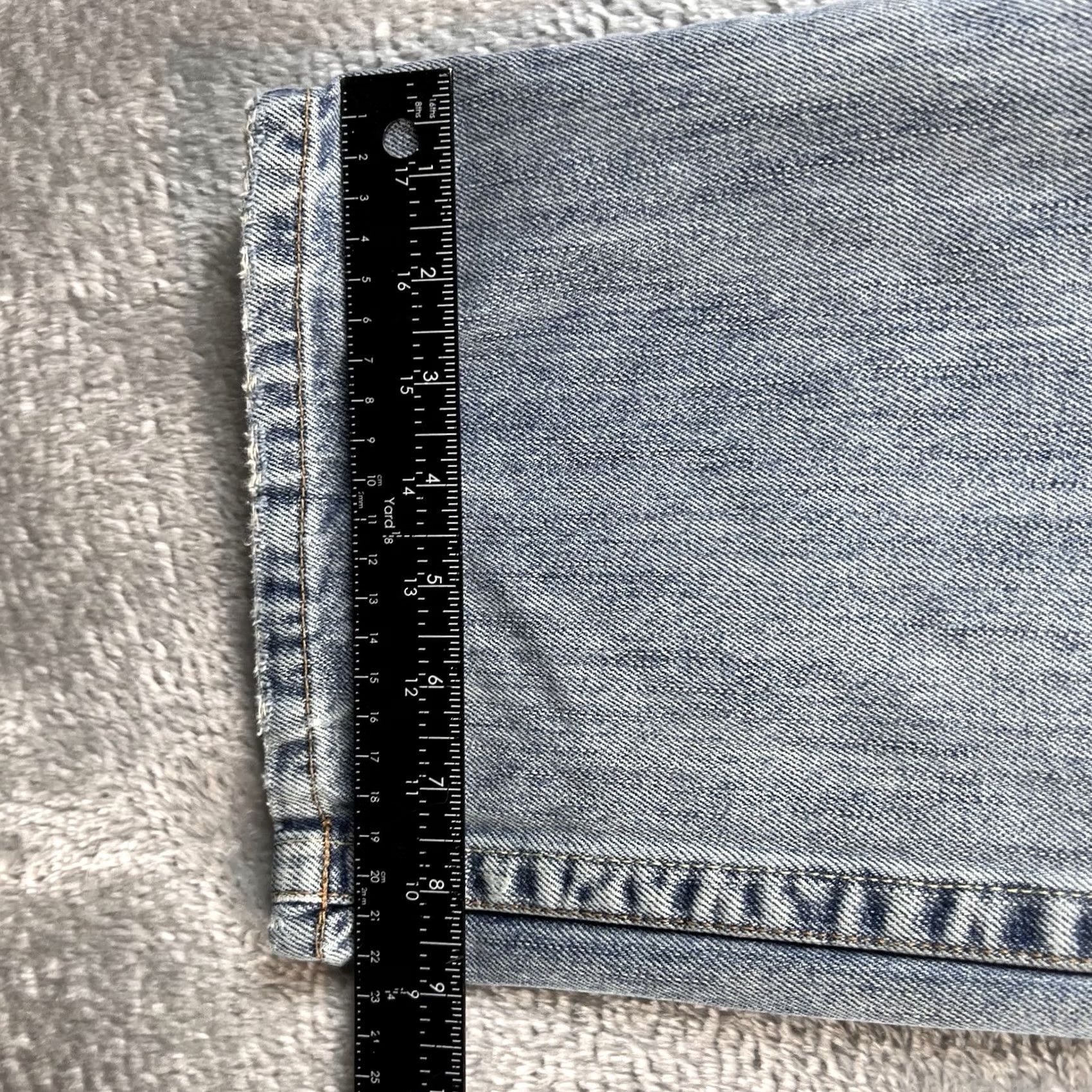 Mossimo VINTAGE Mossimo Supply Co. Jeans Bootscut Denim 34x29 Men Blue Light Wash Cowboy Retro Size US 34 / EU 50 - 4 Thumbnail