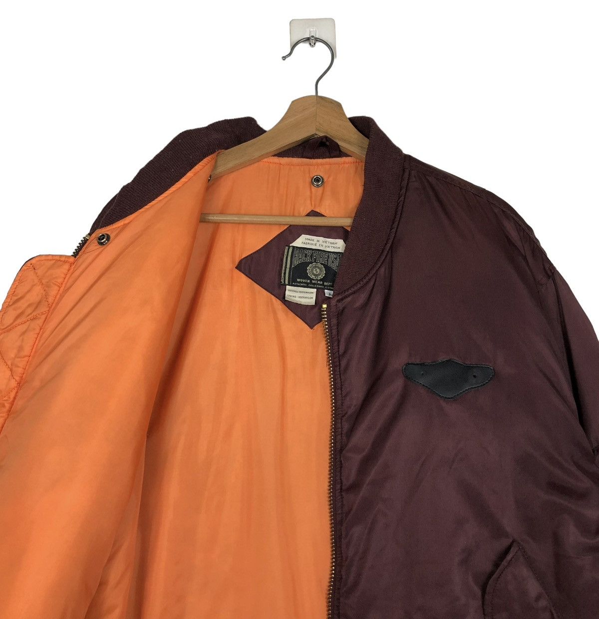 Vintage 🔥VINTAGE BOMBER JACKET MA-1 DESIGN BACK FIRE USA BIG LOGO Size US L / EU 52-54 / 3 - 14 Thumbnail