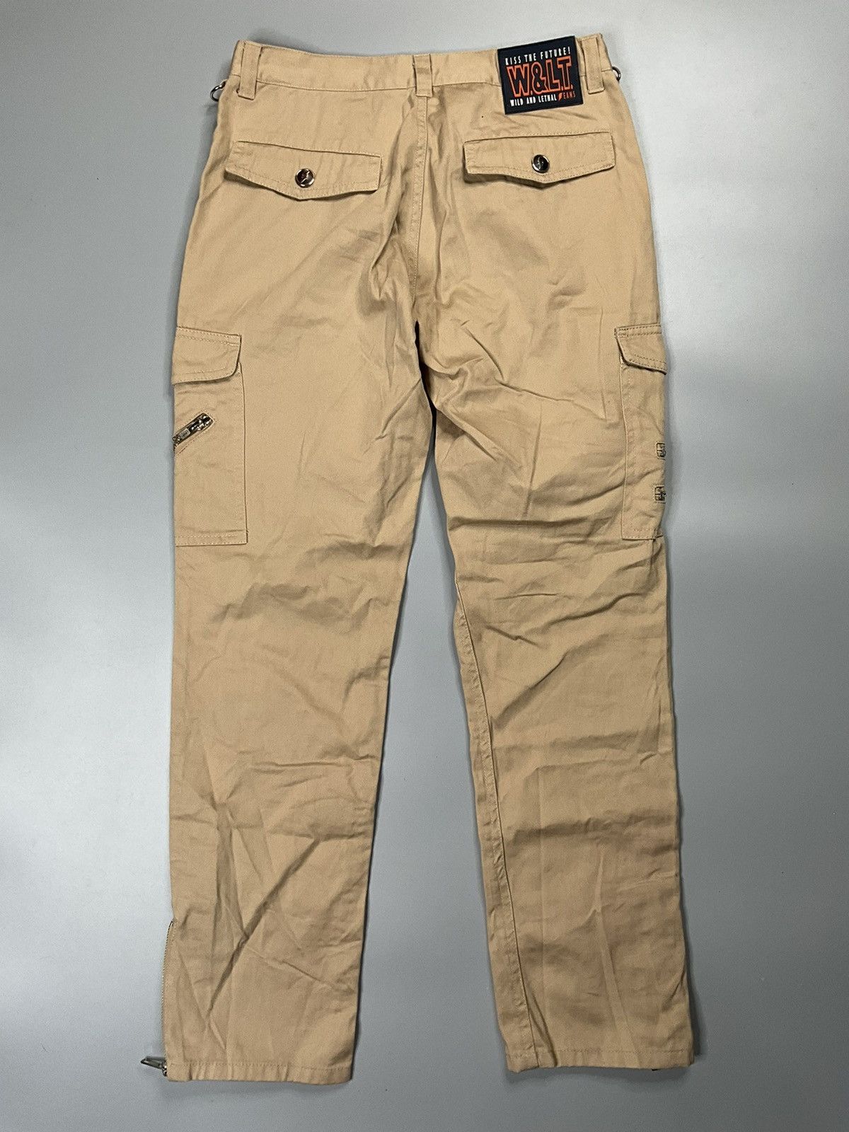 W&LT W & Lt Multi Zip Cargo Pants Size US 28 / EU 44 - 2 Thumbnail