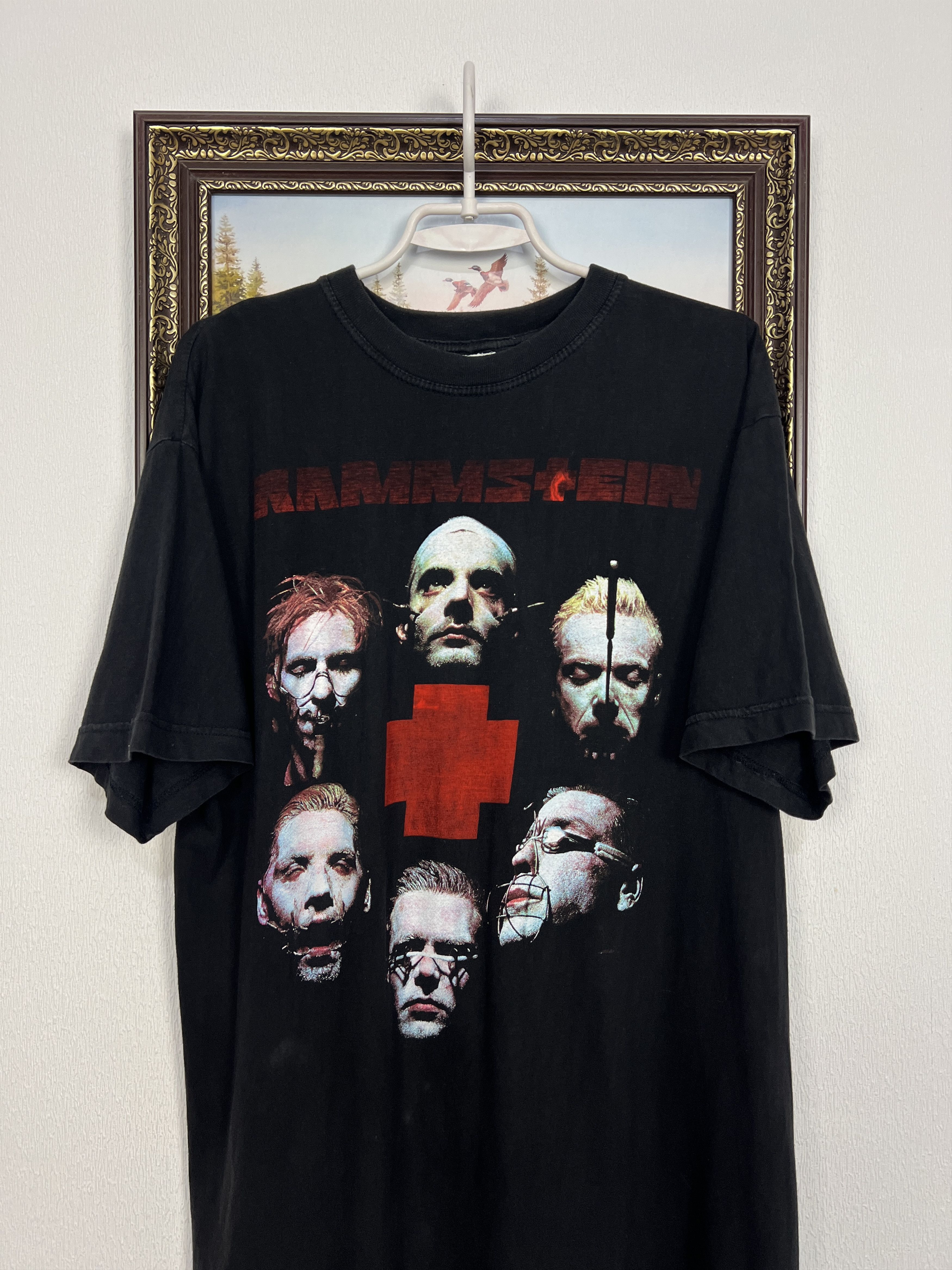 Vintage Vintage Rammstein Sehnsucht Band Shirt Over Print Tee Black Size US XL / EU 56 / 4 - 2 Thumbnail