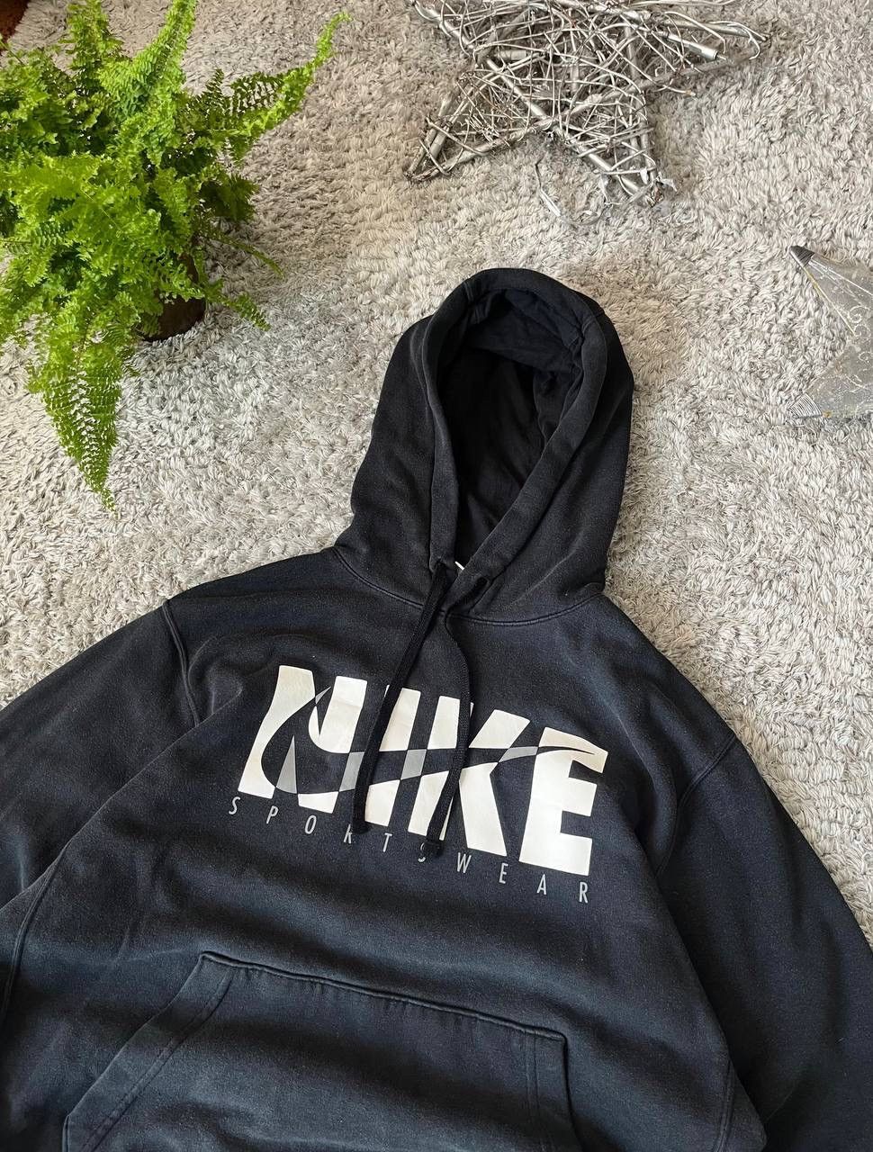Nike × Vintage Nike Hoodie Vintage Streetwear Big Logo Swoosh 00s Size US M / EU 48-50 / 2 - 3 Thumbnail