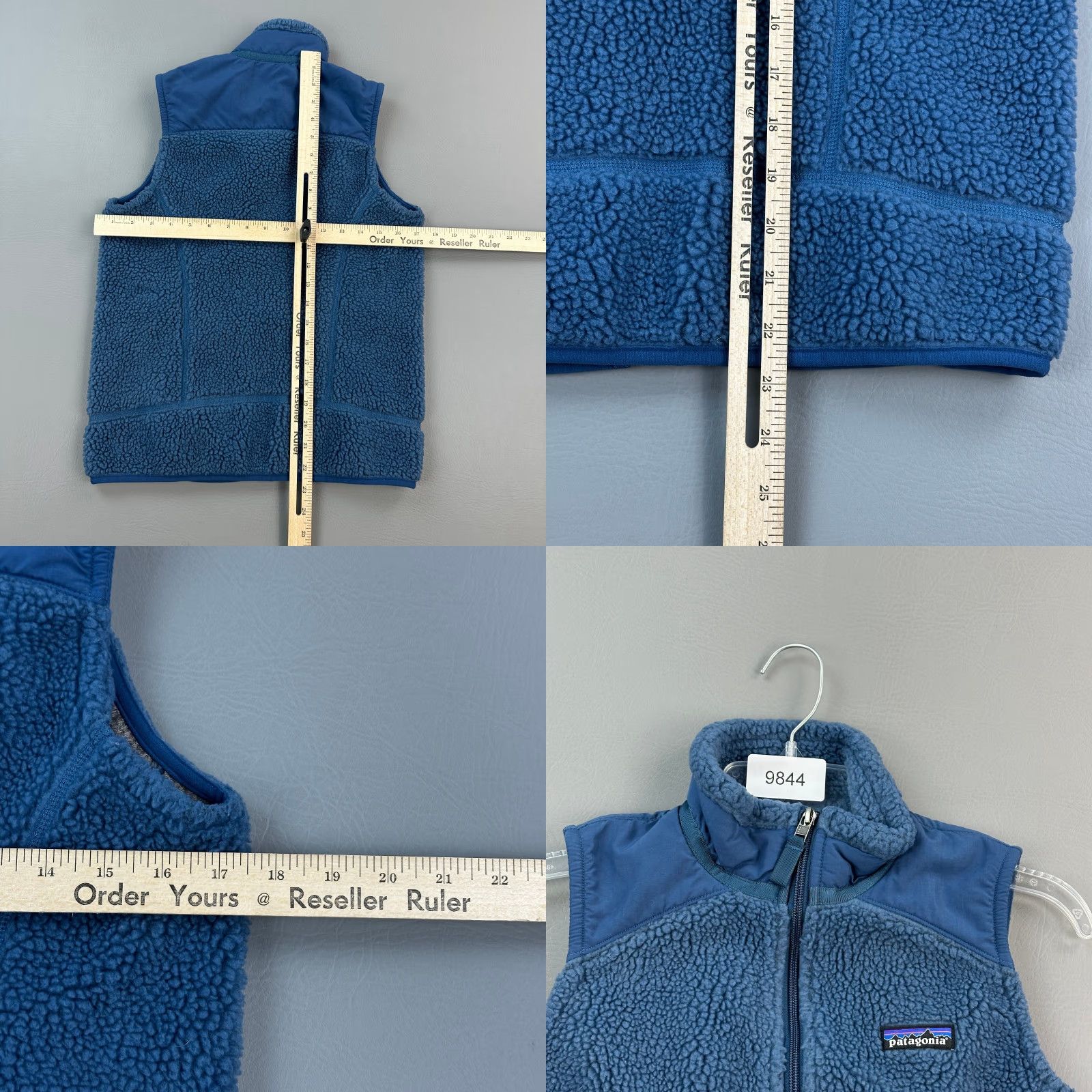 Patagonia Patagonia Vest Women’s Small Deep Pile Fleece Full Zip Hiking 23081 Blue Solid Outdoor Retro All Seasons Regular Jacket Womens Redo Size S / US 4 / IT 40 - 8 Thumbnail