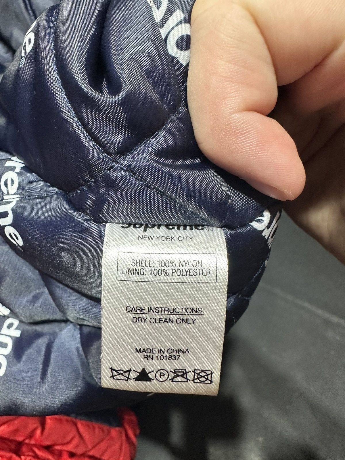Supreme FW15 Two Tone Sideline Jack Blue Red Size US M / EU 48-50 / 2 - 10 Thumbnail