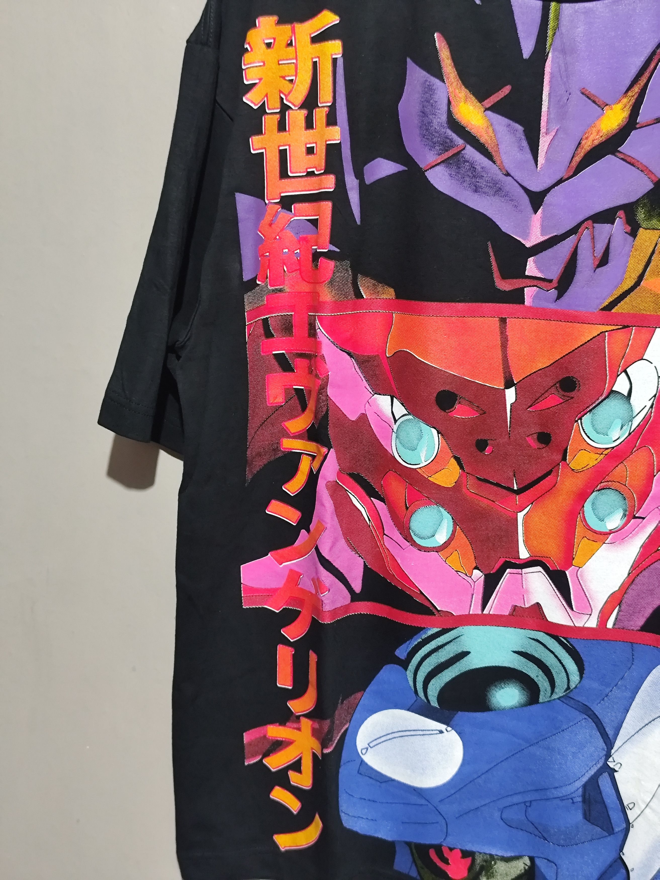 Anime × Japanese Brand × Vintage Neon Genesis Evangelion : Unit Robots Modern Tee Size US XL / EU 56 / 4 - 5 Thumbnail