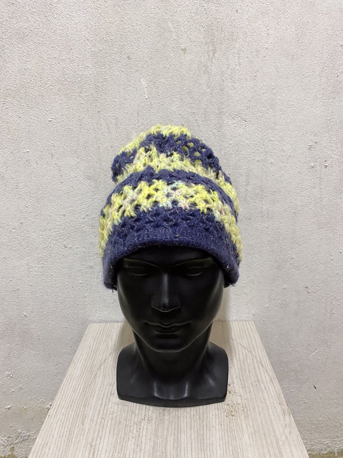 Japanese Brand × Vintage Japanese Brand Knit Beanie Hat Size ONE SIZE - 2 Thumbnail