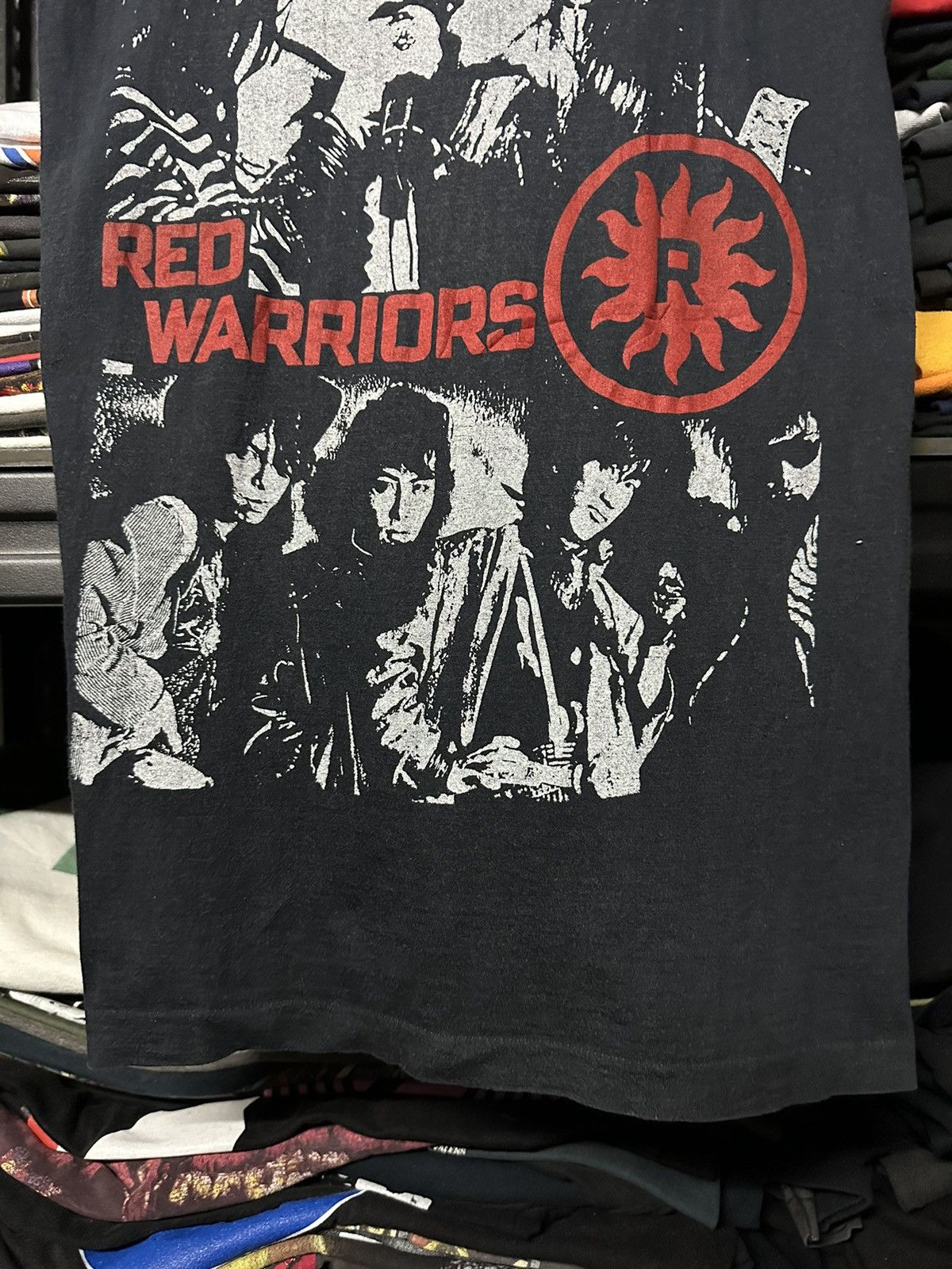 Band Tees × Seditionaries × Vintage Vintage 80s Red Worriors Sex Drug Faded Tee Size US S / EU 44-46 / 1 - 5 Thumbnail