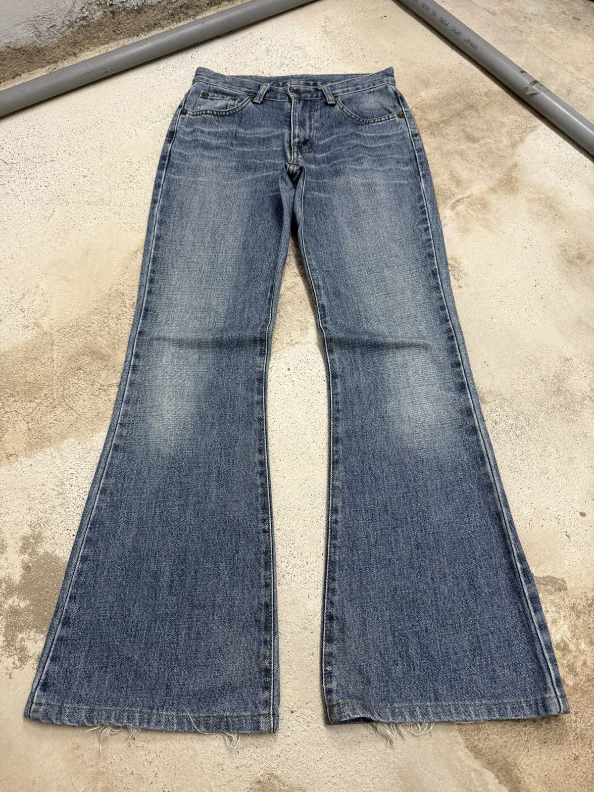 Edwin Flare Vintage Edwin Extra Extreme Miss X Jeans Pants Size 28" / US 6 / IT 42 - 1 Thumbnail