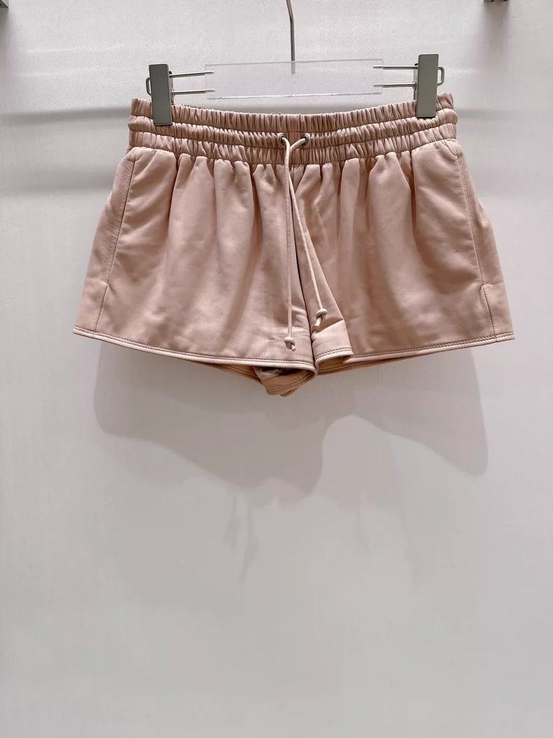 Dior Dior Pink leather pants Size 42" / US 20 - 1 Thumbnail