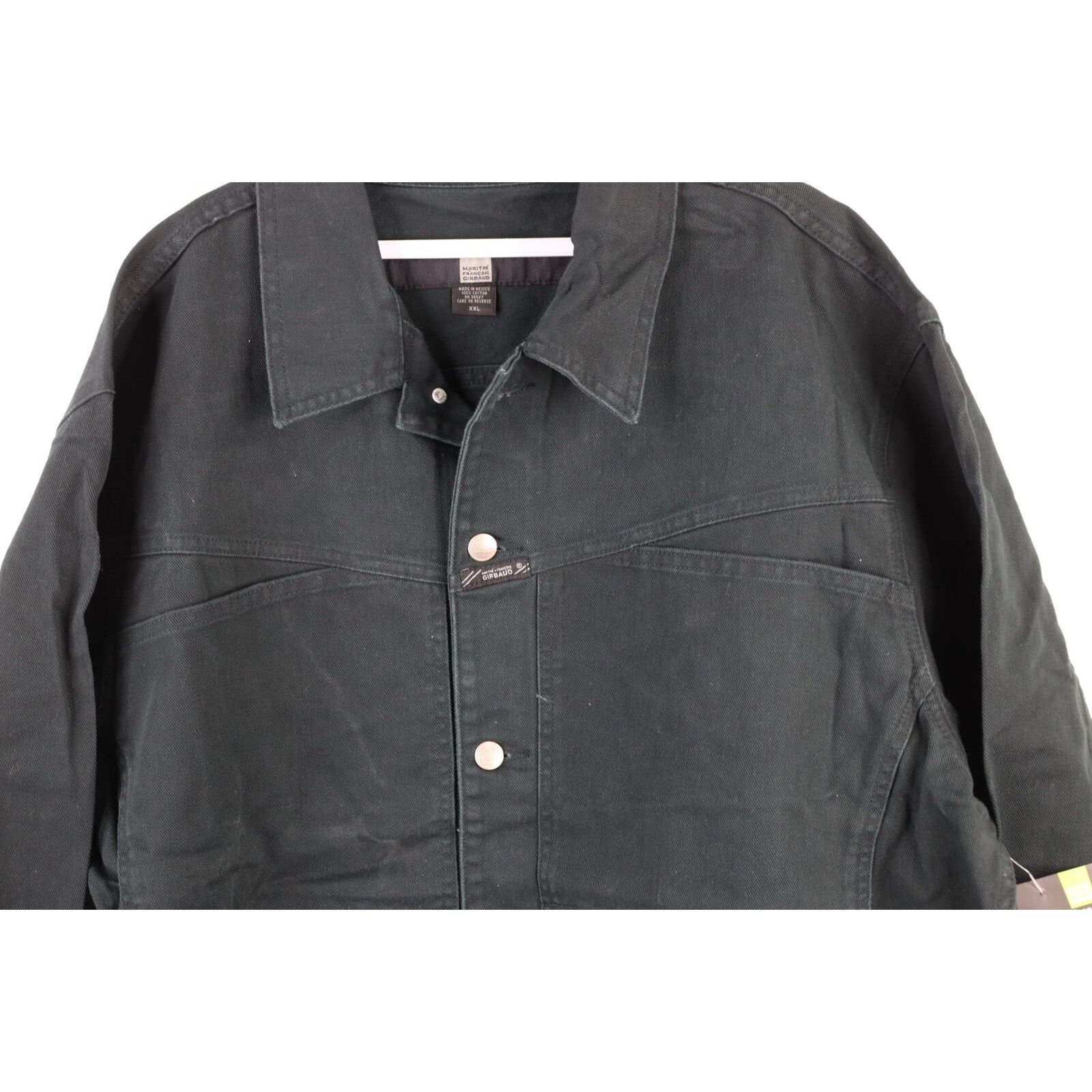 Marithe + Francois Girbaud NOS Vintage 90s Marithe Francois Girbaud Denim Jacket Size US XXL / EU 58 / 5 - 3 Thumbnail