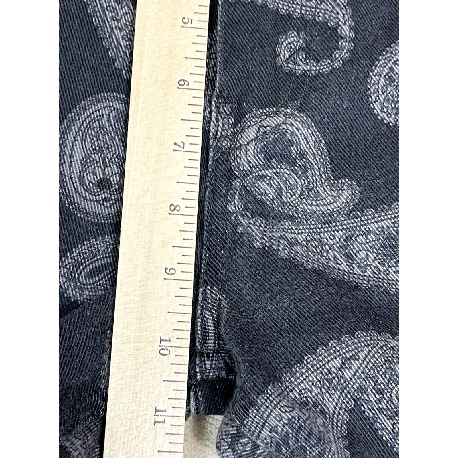 Levi's Levis Jeans Mens 29x30 Black 512 Paisley Denim Casual Denim Tapered Adult Regular Mens Jeans 90s Theme Size US 29 - 5 Thumbnail