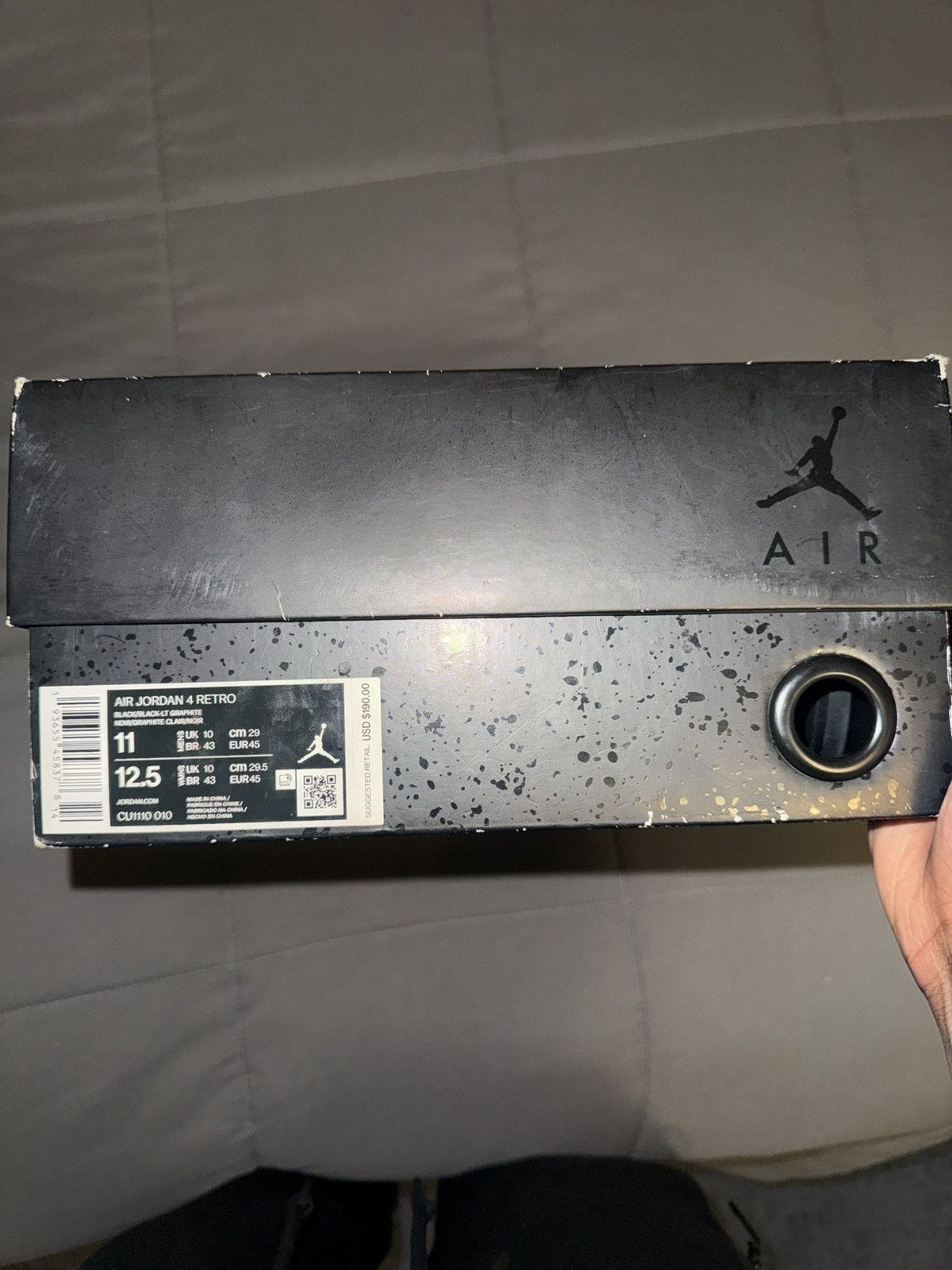 Jordan Brand OG Black Cat 4s (2020) Size US 11 / EU 44 - 5 Thumbnail