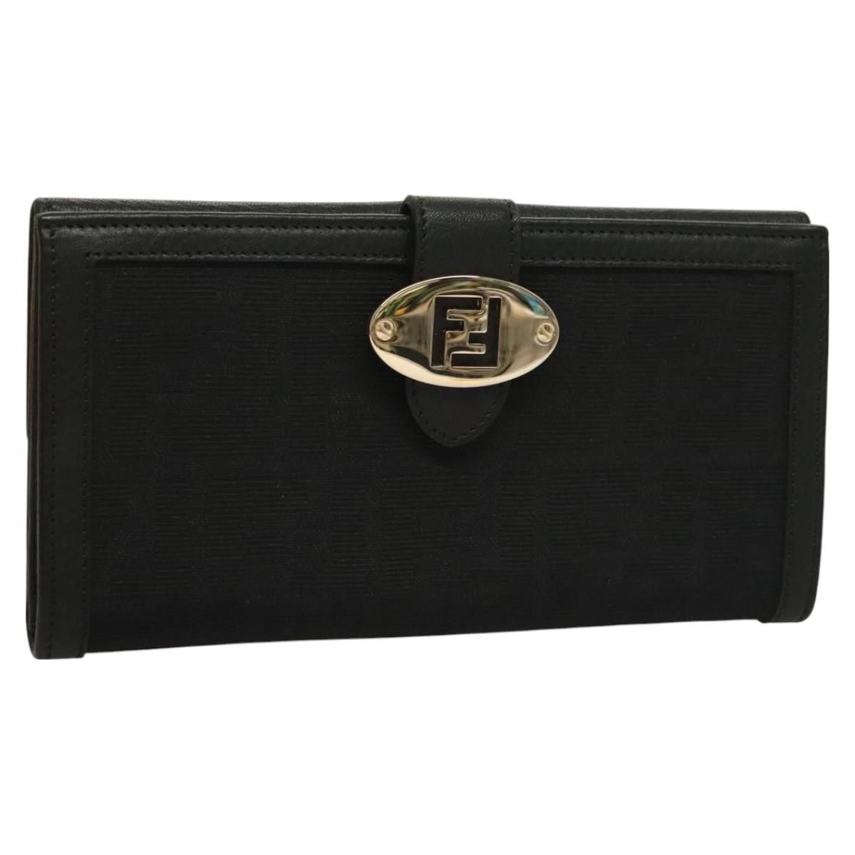 Fendi Fendi Vintage FF Flap Wallet Zucca canvas Size ONE SIZE - 1 Thumbnail