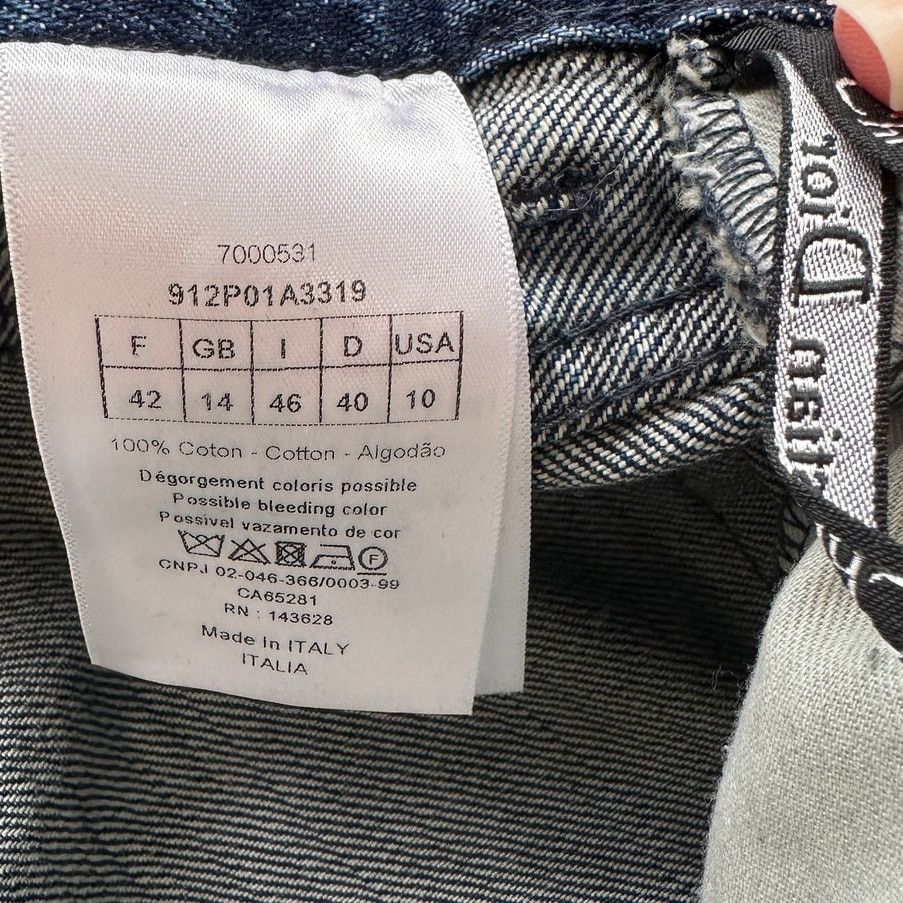 Other NWOT Christian Dior 01 Med Wash Button Boyfriend Jeans 10 Size 32" / US 10 / IT 46 - 10 Thumbnail