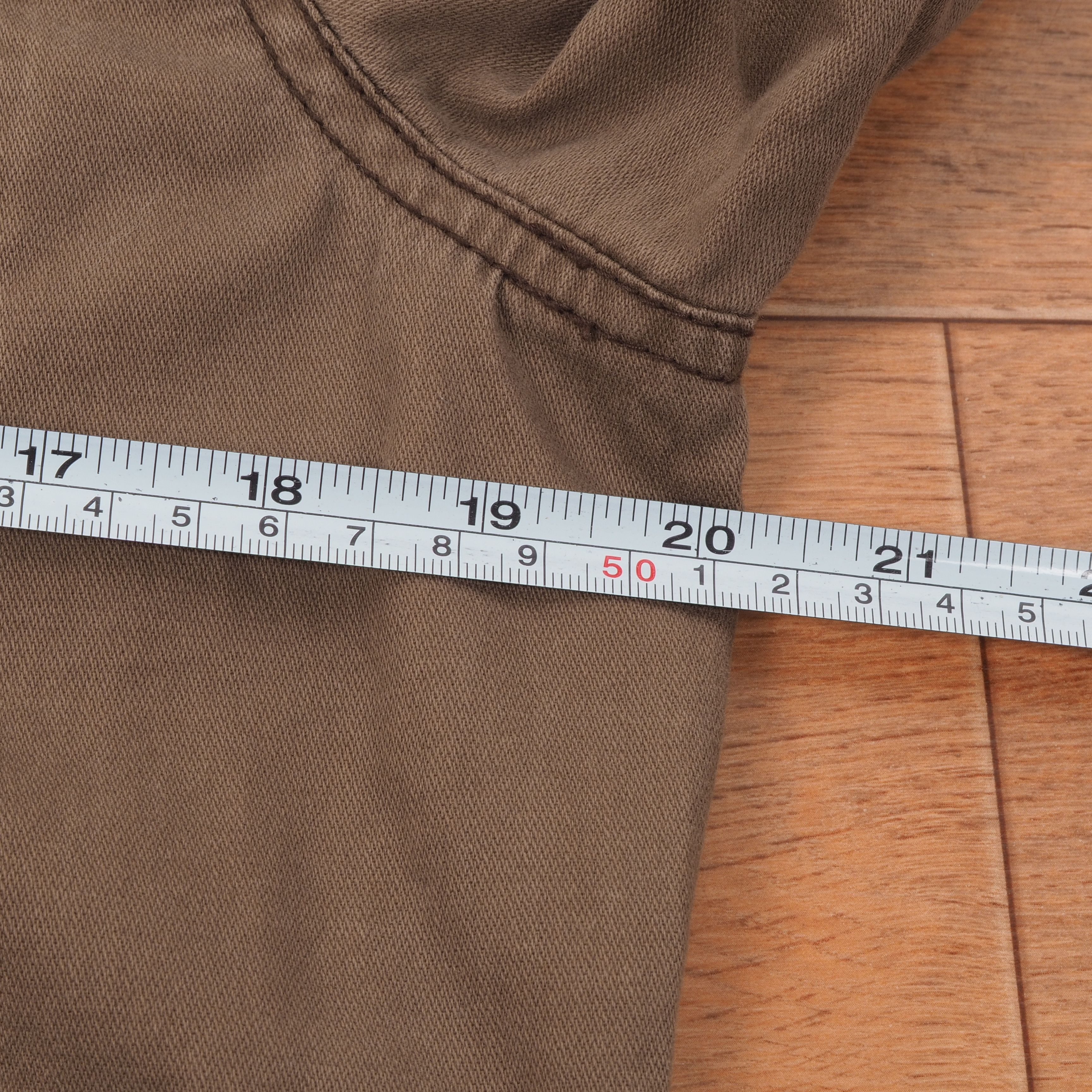 DIESEL Men's Vintage Distress Denim Trims Brown Zip Jacket