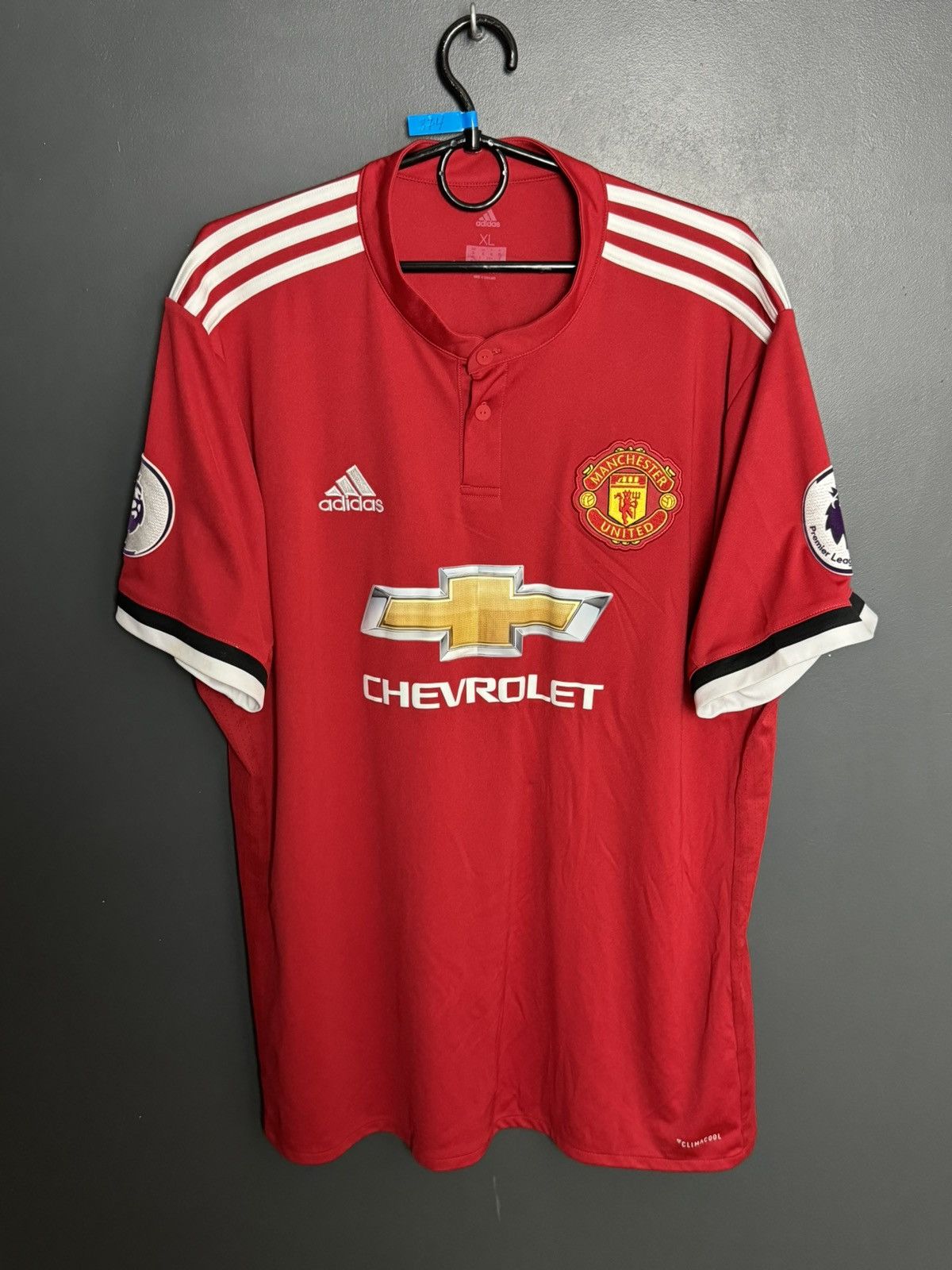 Adidas Manchester United 17/18 Home Mkhitaryan Football Jersey Size US XL / EU 56 / 4 - 2 Thumbnail