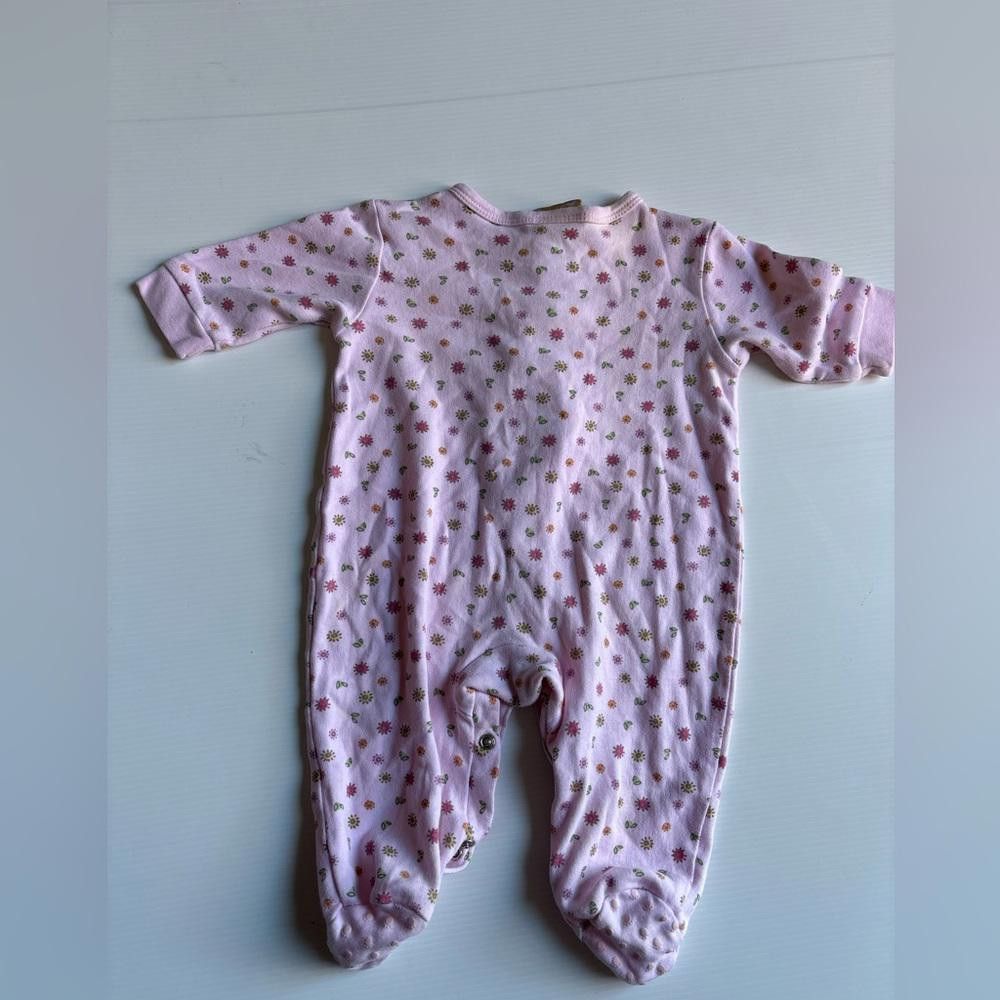 Designer Vintage Pink Pyjamas with Flowers Size ONE SIZE - 2 Thumbnail