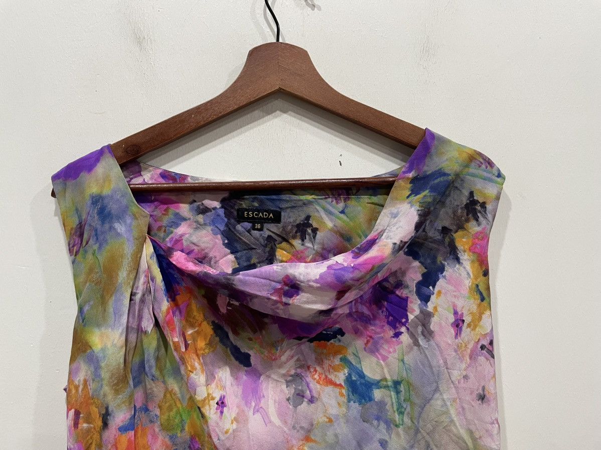 Escada Escada Nonsleeves Blouse Size XS / US 0-2 / IT 36-38 - 3 Thumbnail