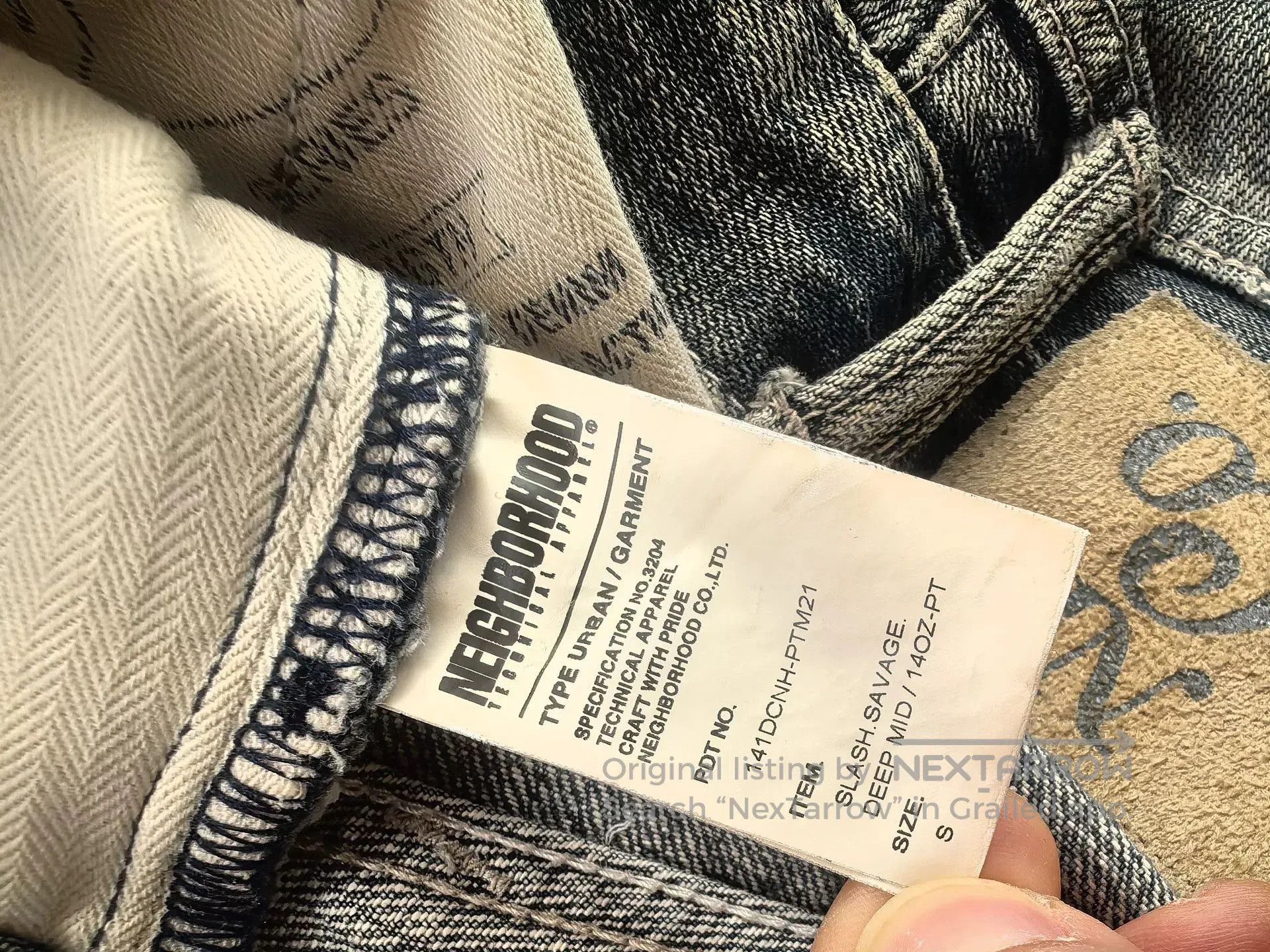 Neighborhood Neighborhood Ramones DIY Denim Jeans. Size US 32 / EU 48 - 6 Thumbnail