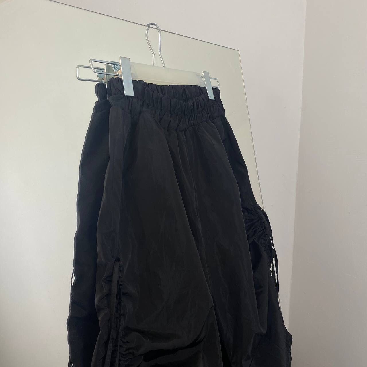 Japanese Brand Missyempire Avant Garde Pants Baggy Flared Black Size 27" / US 4 / IT 40 - 3 Thumbnail