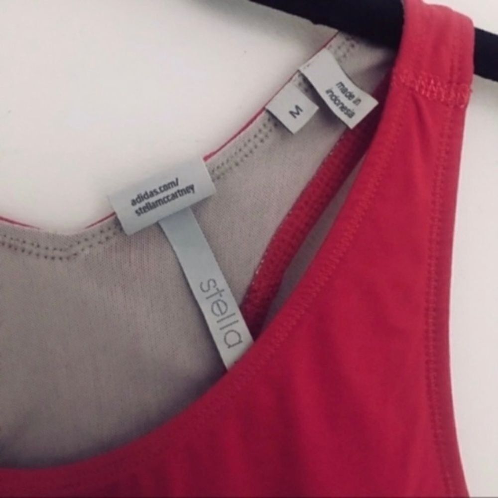Stella McCartney Adidas by Stella McCartney Pink Racerback Tank Top Women’s S Size M / US 6-8 / IT 42-44 - 4 Thumbnail