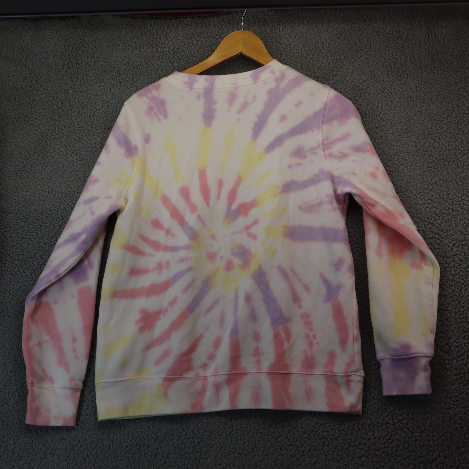 Style & Co Sweatshirt Women Medium Purple Tie Dye Crewneck Style & Co Size M / US 6-8 / IT 42-44 - 5 Thumbnail